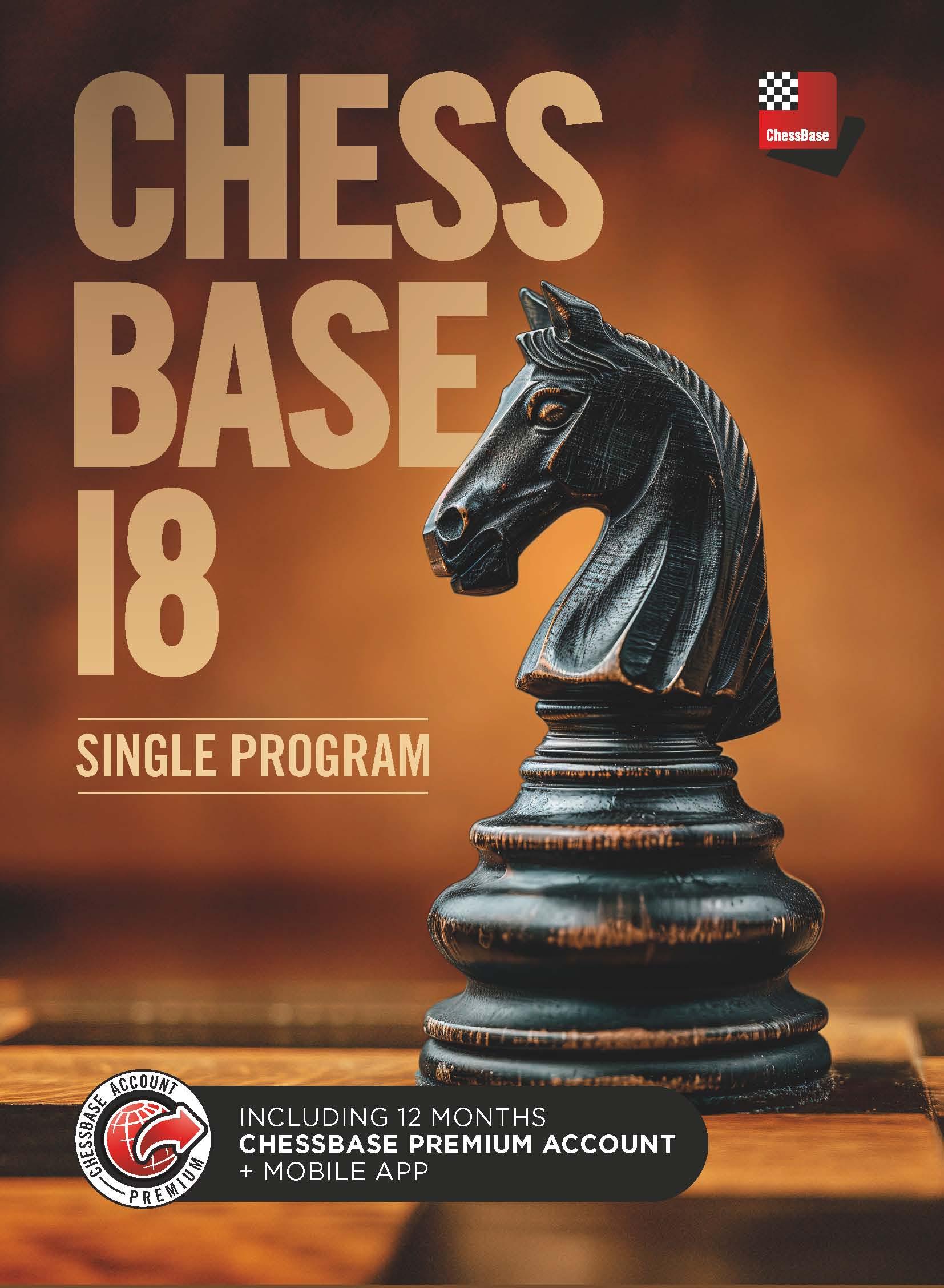 Vorderes Coverbild ChessBase 18 - Einzelprogramm