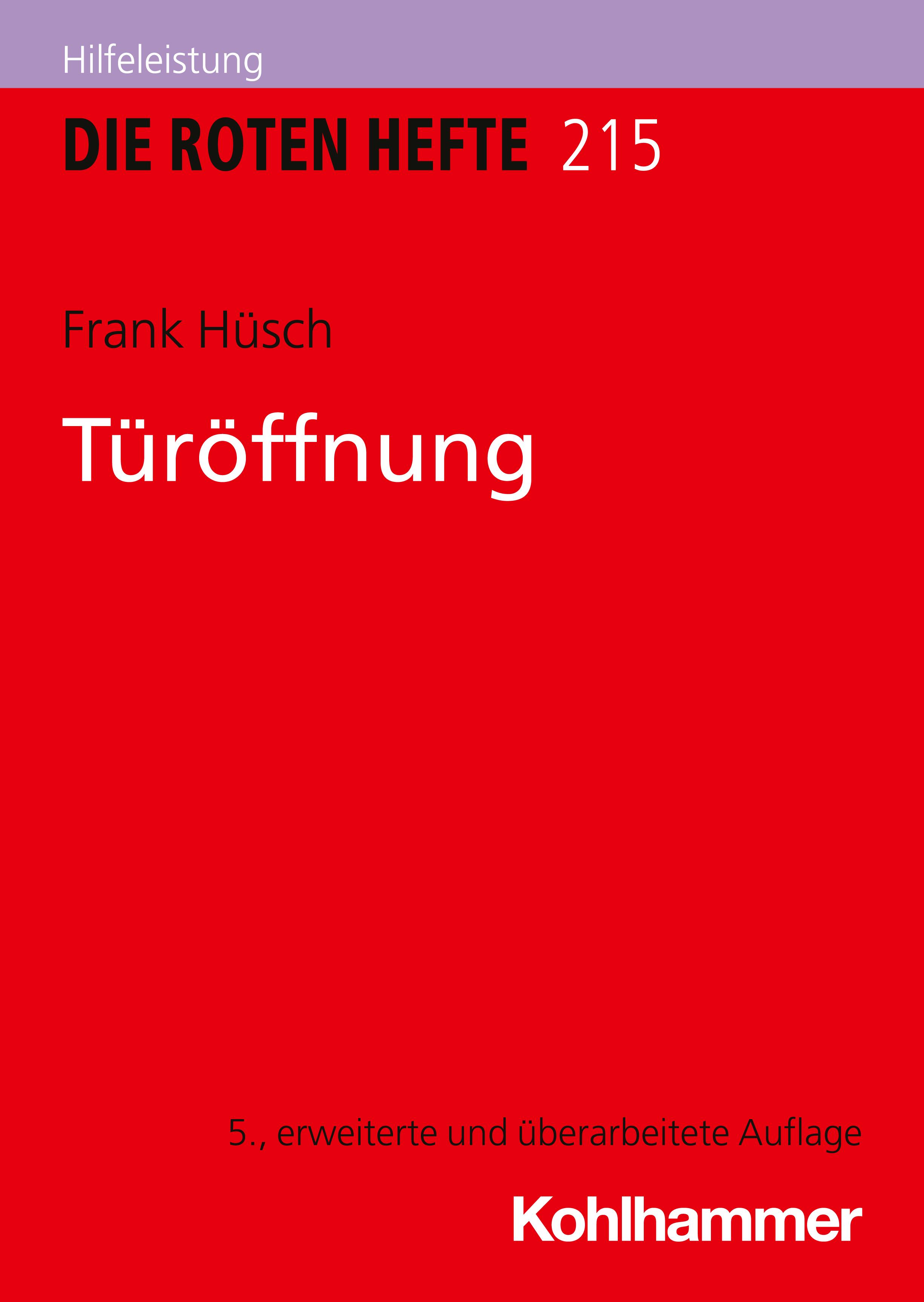 Vorderes Coverbild Türöffnung
