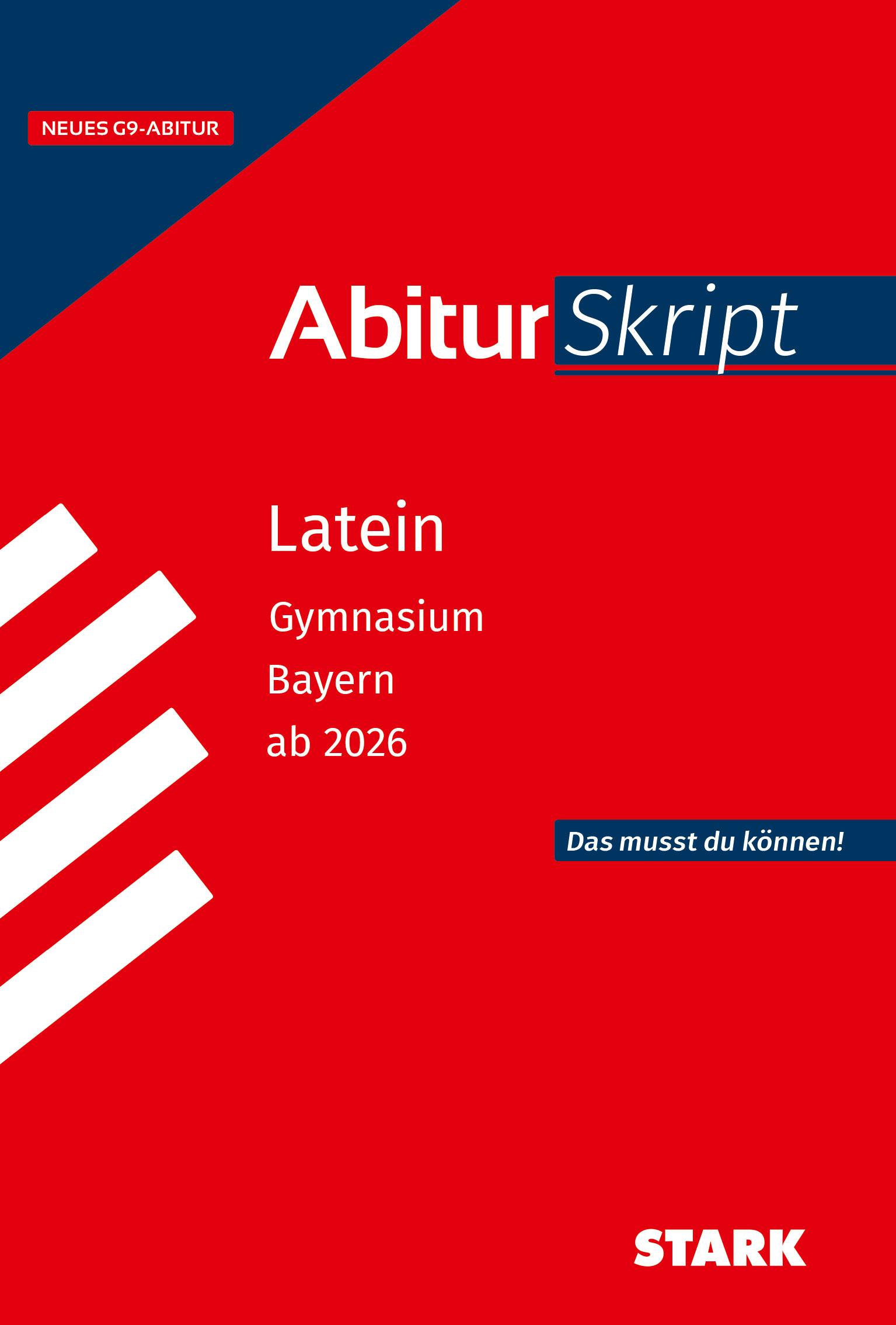 Vorderes Coverbild STARK Latein - AbiturSkript Bayern ab 2026