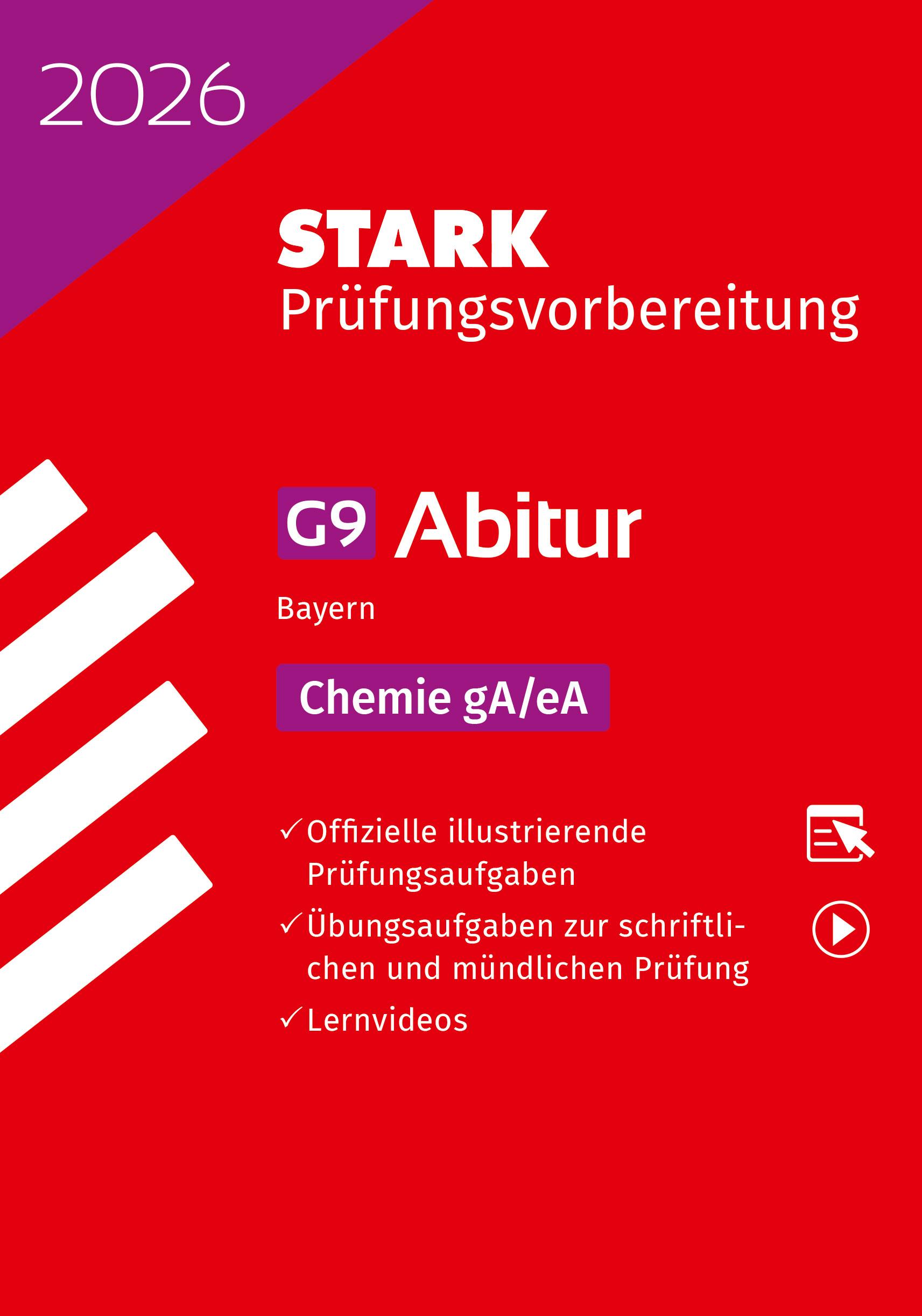 Vorderes Coverbild STARK Chemie gA/eA - Abitur 2026 Bayern - Prüfungsvorbereitung