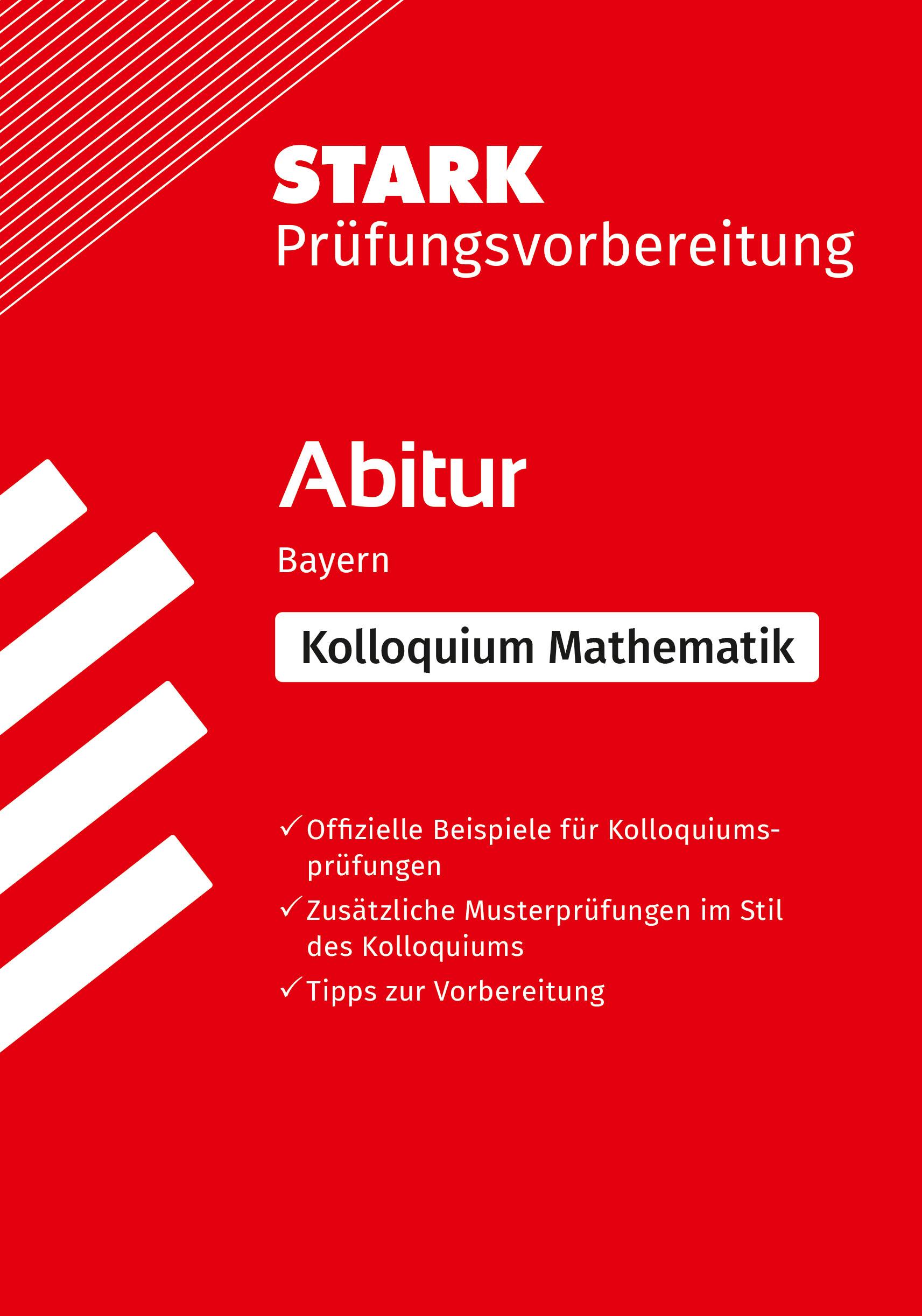 Vorderes Coverbild STARK Mathematik Kolloquium - G9-Abitur Bayern - Prüfungsvorbereitung
