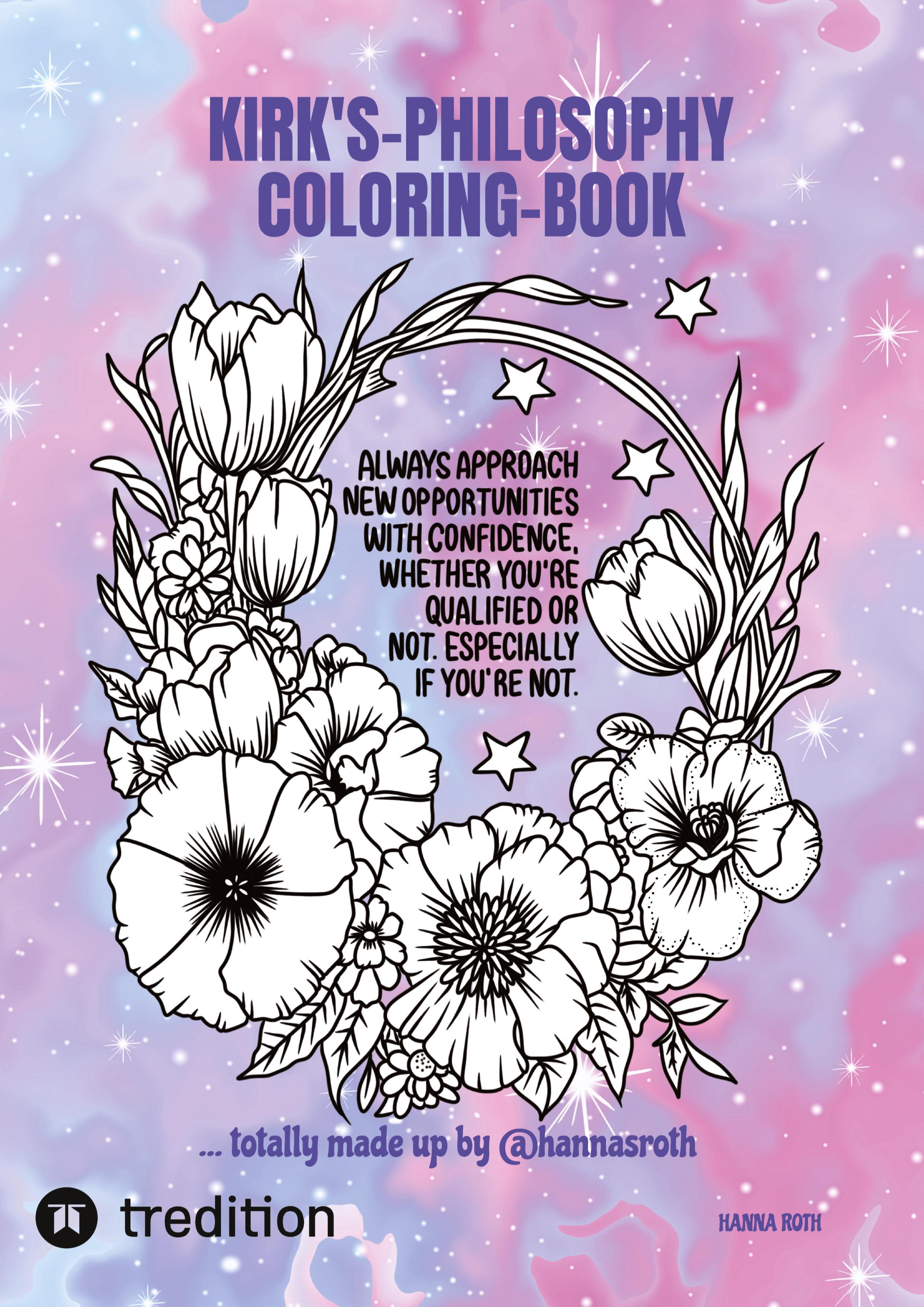 Vorderes Coverbild Kirk's-Philosophy-Coloring-Book