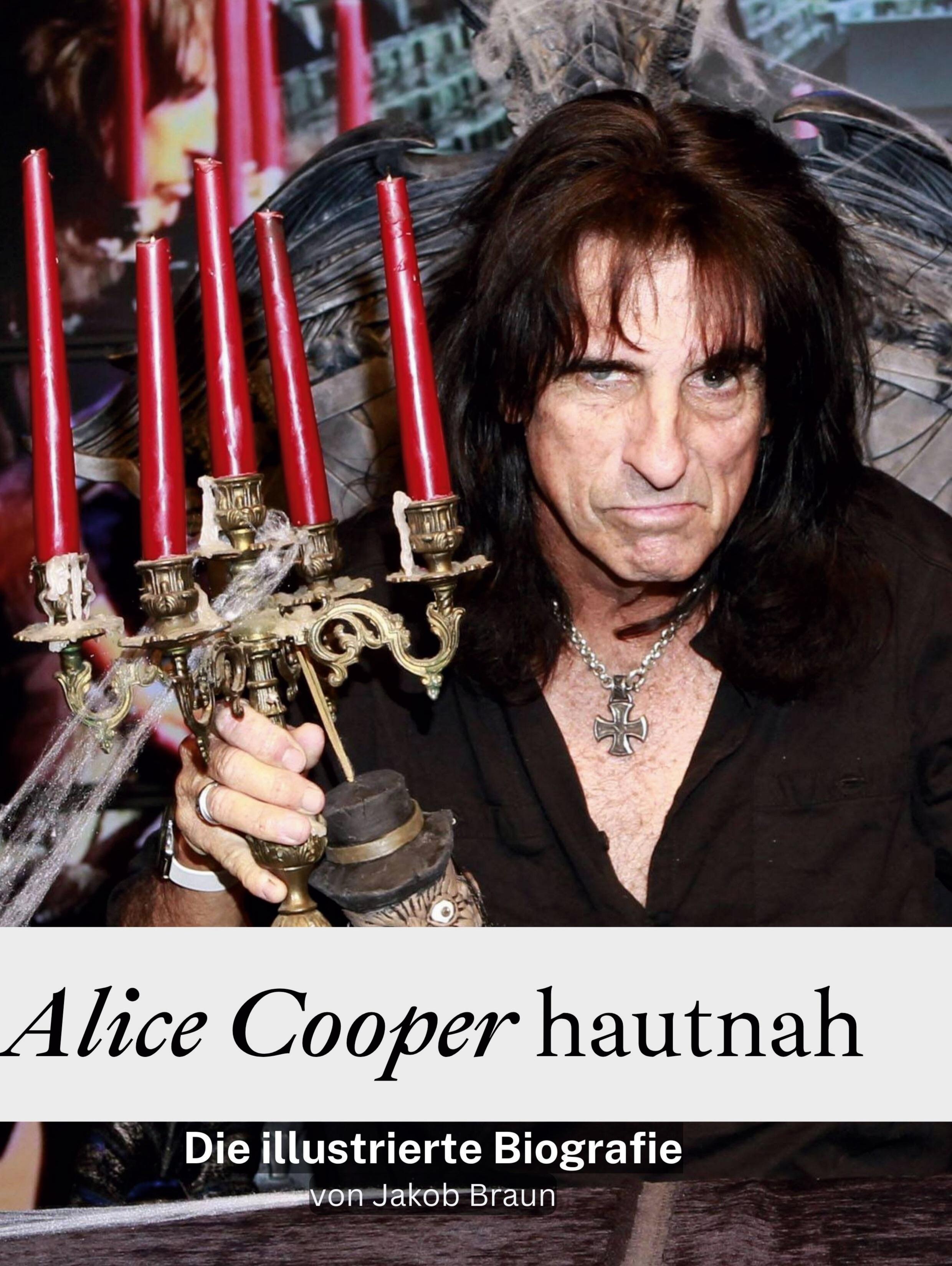 Vorderes Coverbild Alice Cooper hautnah