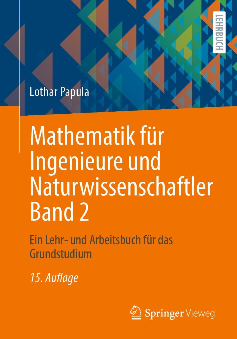 Vorderes Coverbild Mathematik für Ingenieure und Naturwissenschaftler Band 2