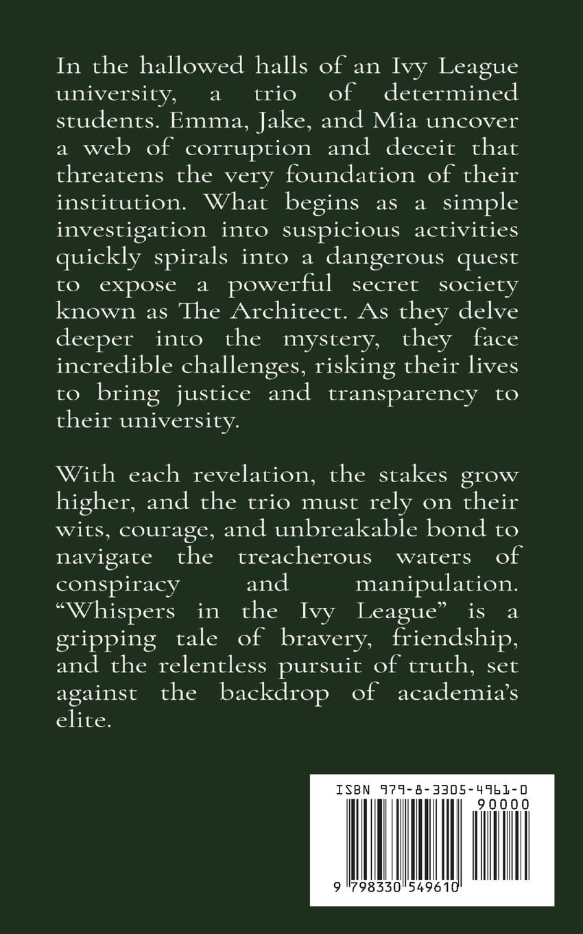 Rückseitencover Whispers in the Ivy League