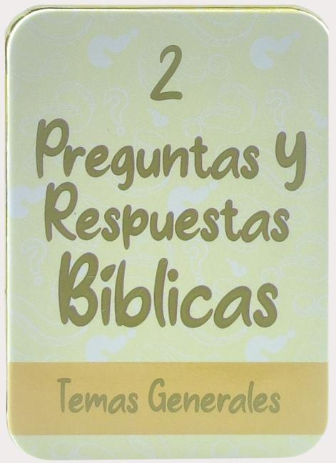 Vorderes Coverbild Preguntas Y Respuestas Bíblicas 2: Temas Generales (Caja de Metal)