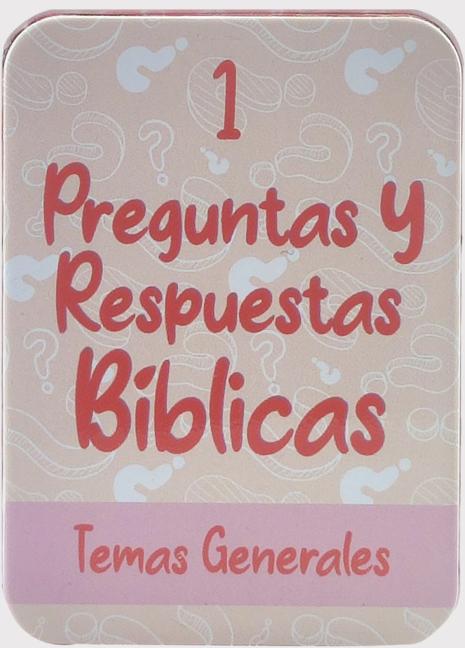 Vorderes Coverbild Preguntas Y Respuestas Bíblicas 1: Temas Generales (Caja de Metal)