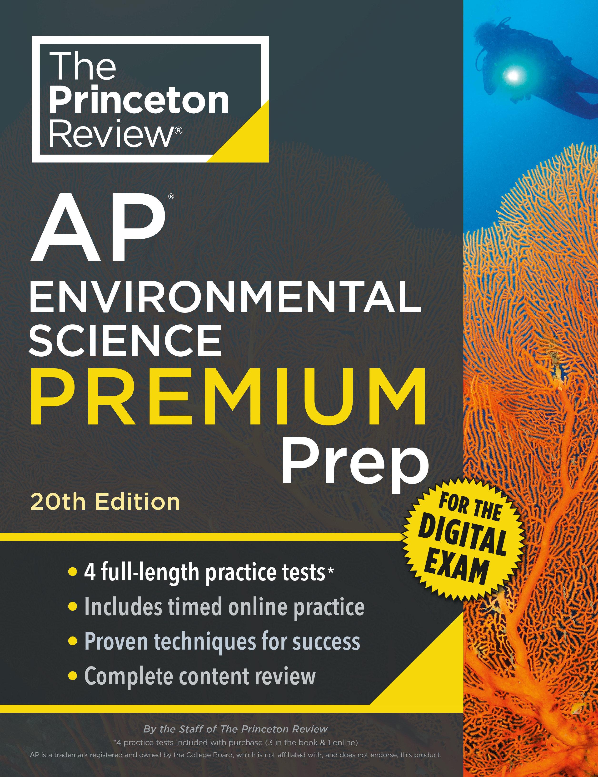 Vorderes Coverbild Princeton Review AP Environmental Science Premium Prep, 20th Edition
