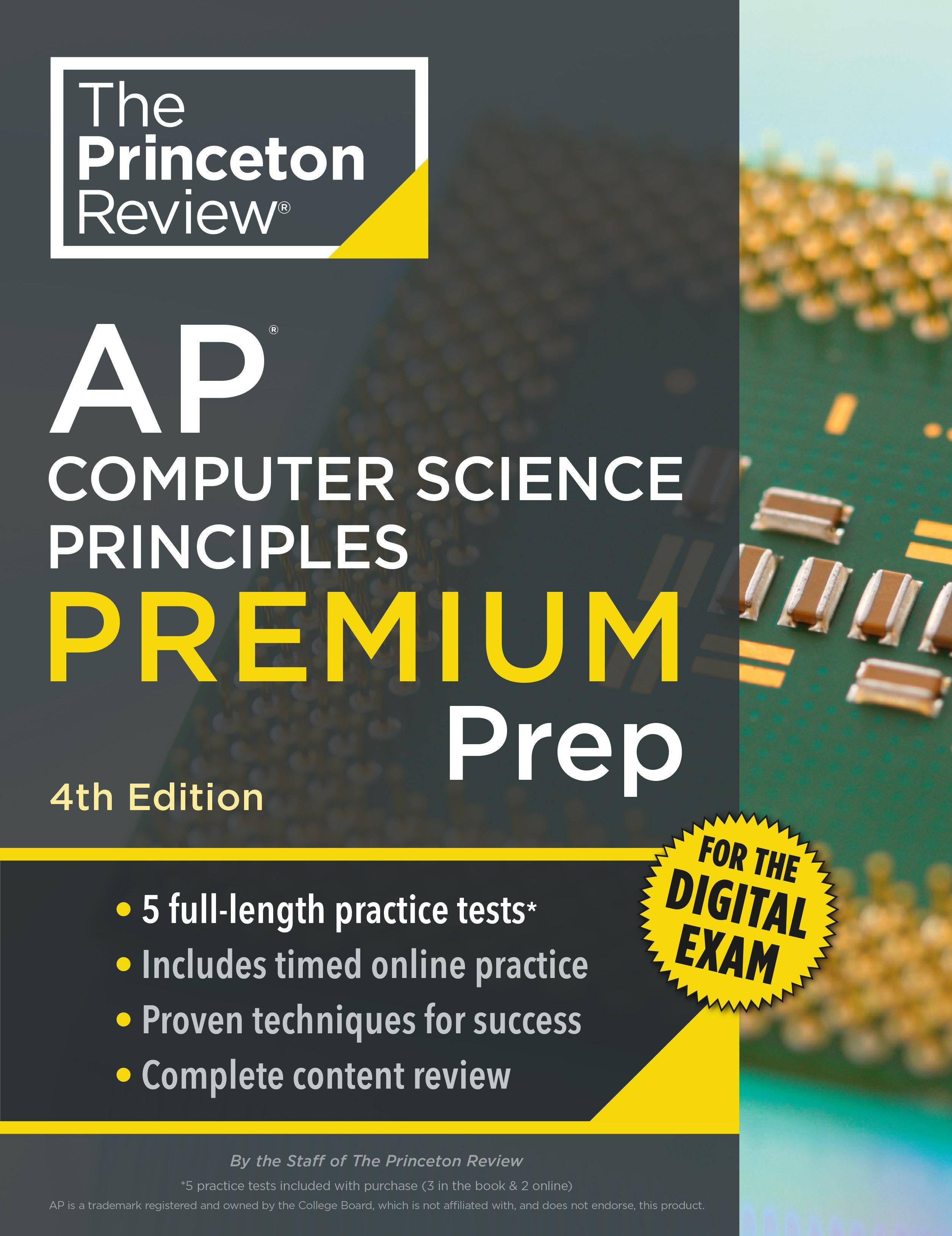Vorderes Coverbild Princeton Review AP Computer Science Principles Premium Prep, 4th Edition