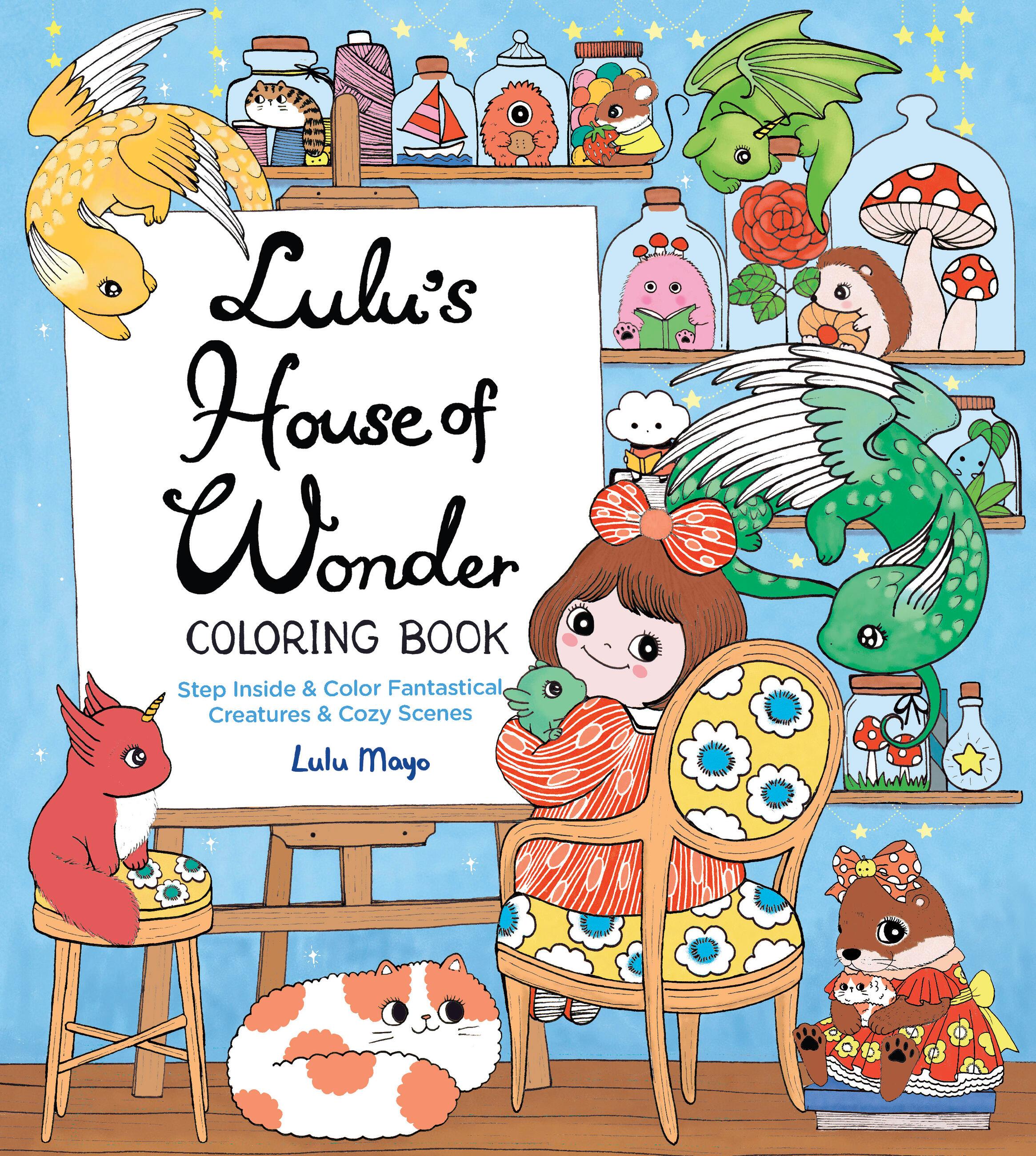 Vorderes Coverbild Lulu's House of Wonder Coloring Book