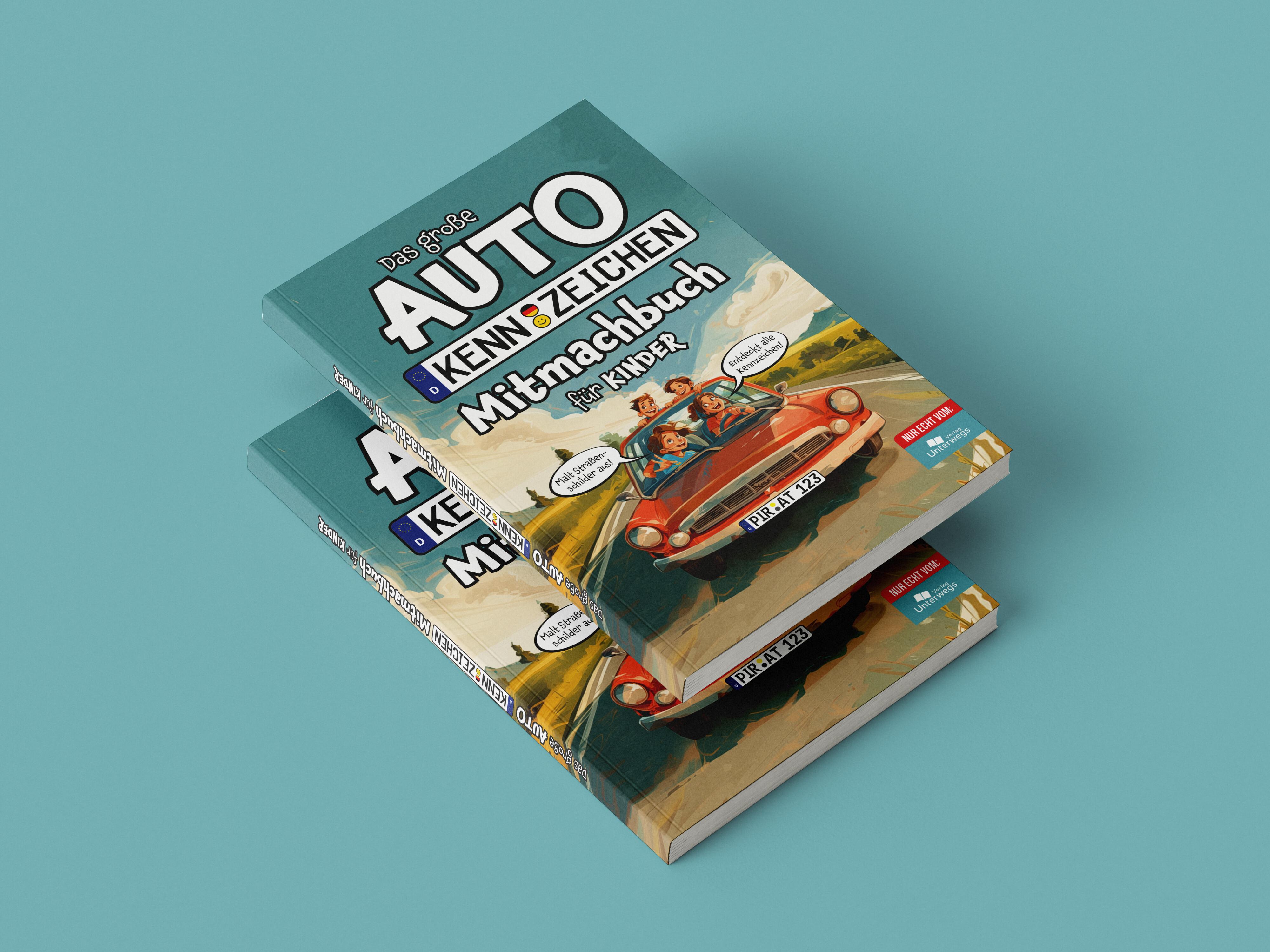 Beispielinhalt (Bild) Das große Autokennzeichen Mitmachbuch für Kinder