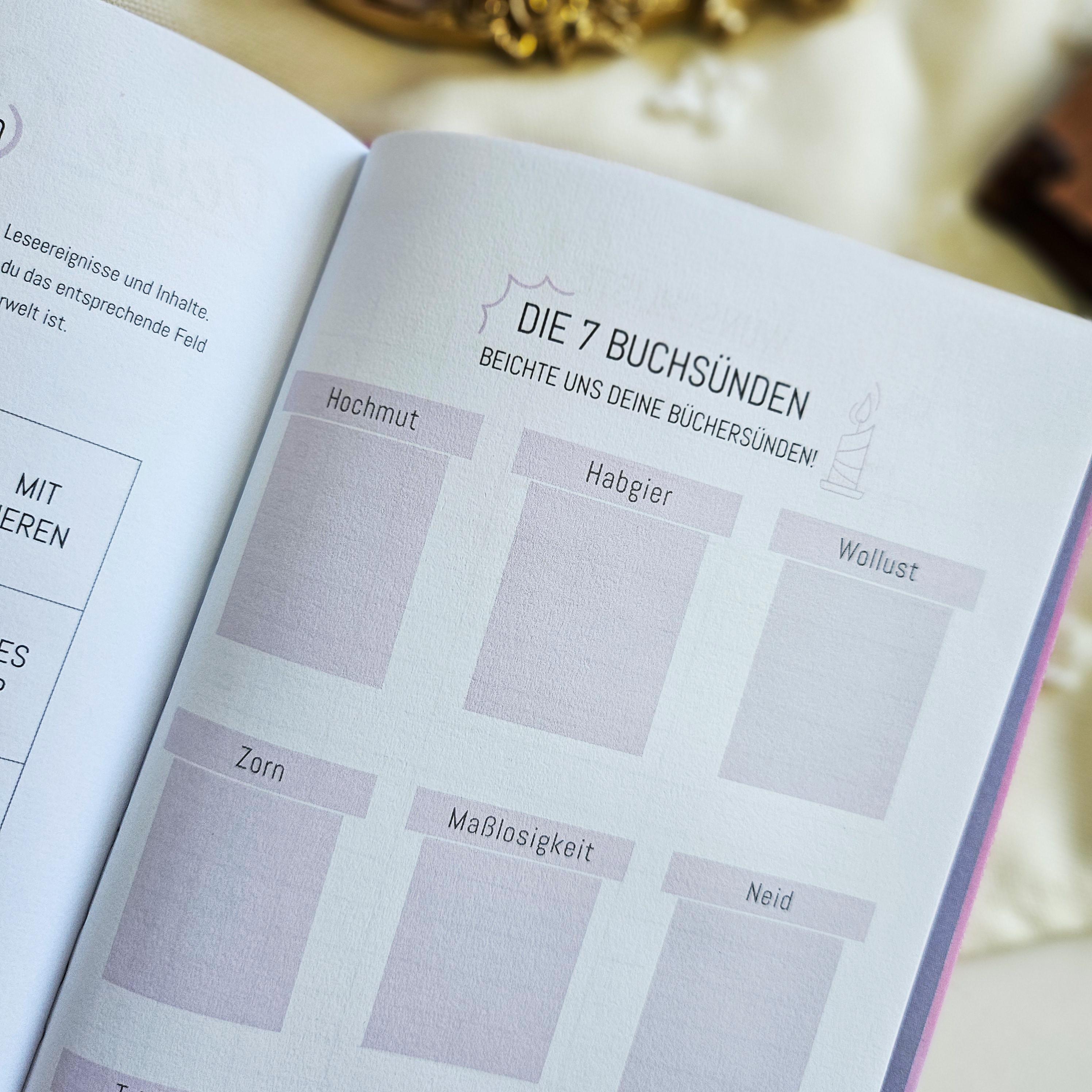 Beispielinhalt (Bild) Unterwegs Lese-Logbuch