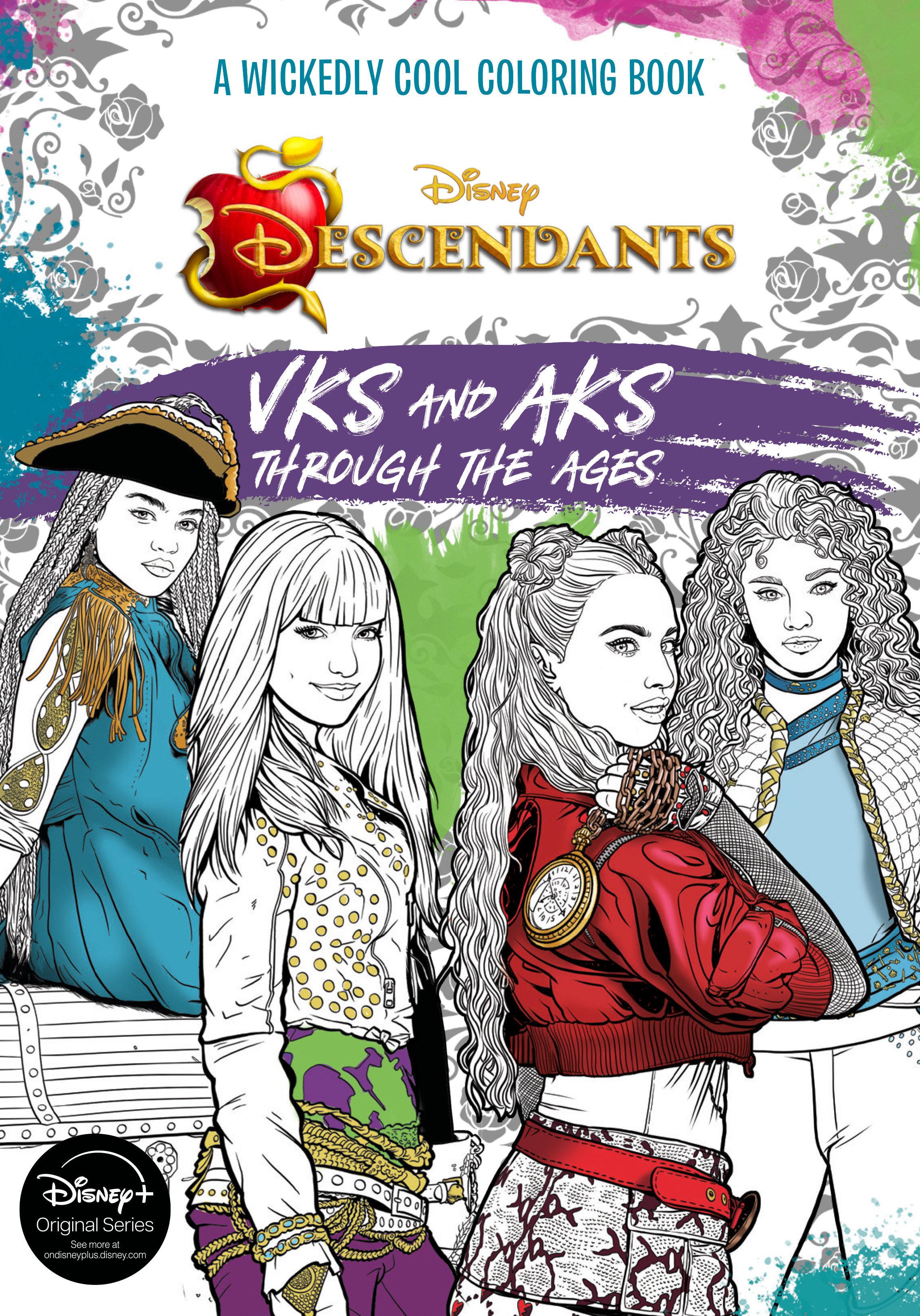Vorderes Coverbild Descendants: A Wickedly Cool Coloring Book: Vks and Aks Through the Ages