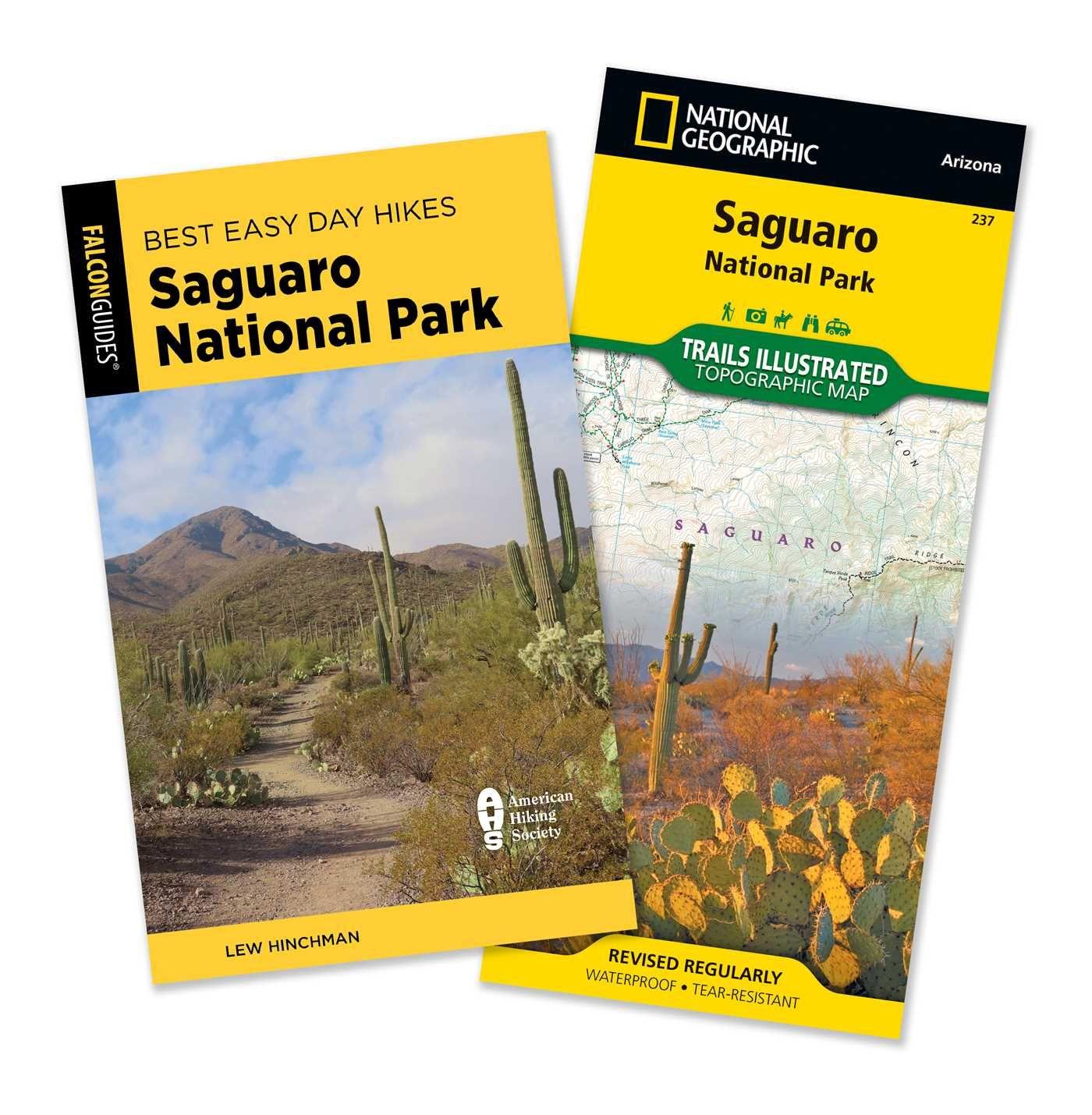 Vorderes Coverbild Best Easy Day Hiking Guide and Trail Map Bundle: Saguaro National Park