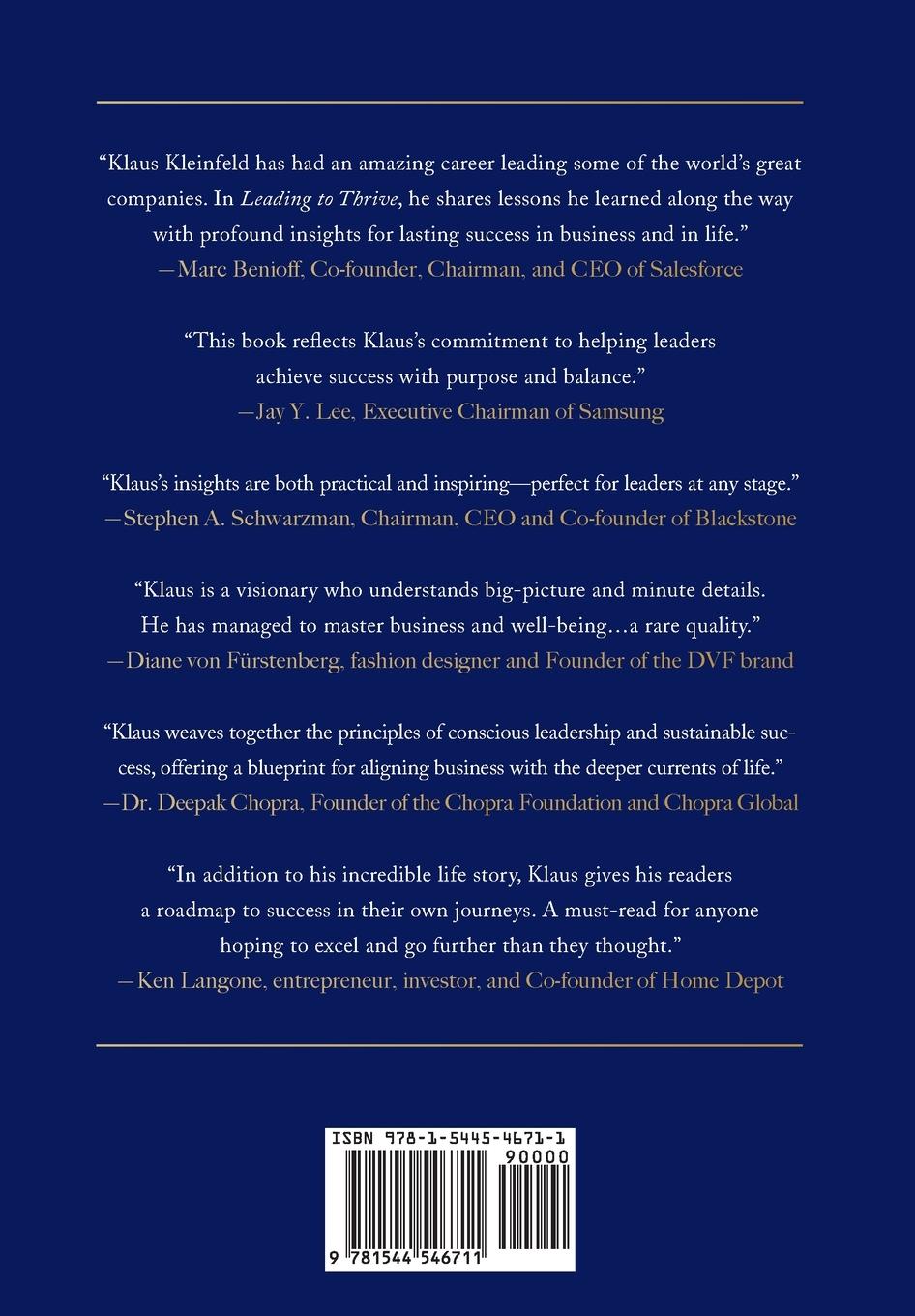 Rückseitencover Leading to Thrive