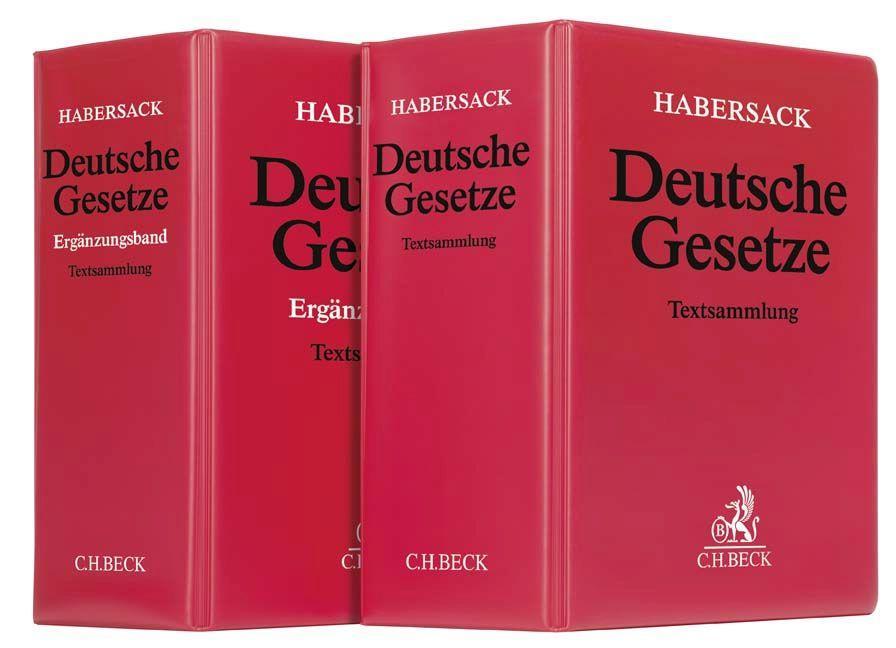Vorderes Coverbild Deutsche Gesetze (mit Fortsetzungsnotierung). Inkl. 199. Ergänzungslieferung und Ergänzungsband inkl. 80. Ergänzungslieferung