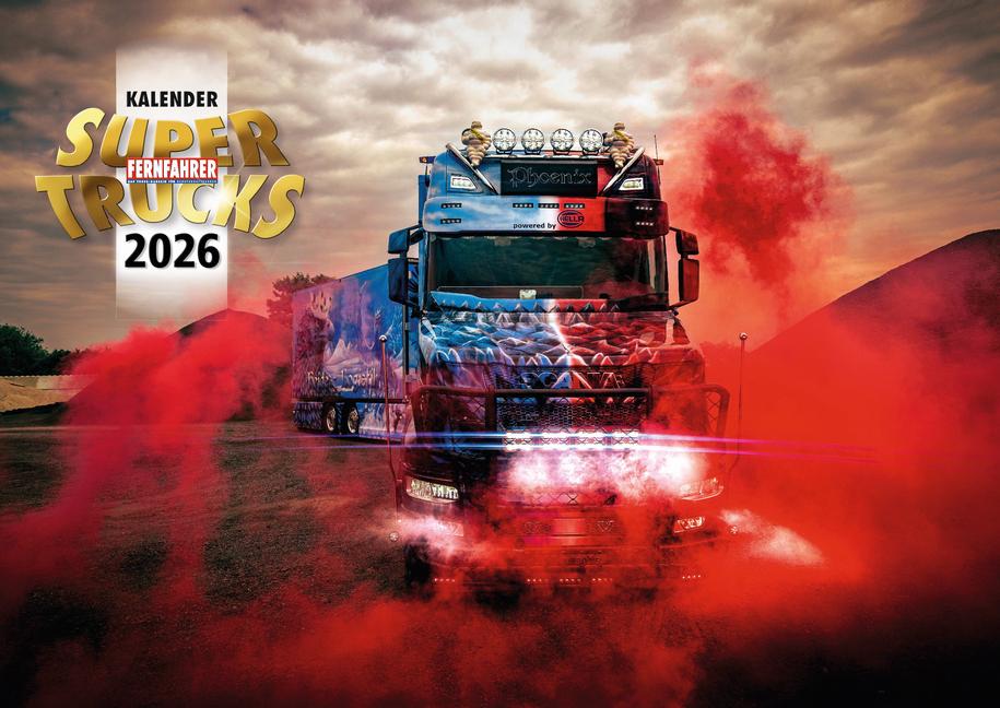 Vorderes Coverbild Supertrucks Kalender 2026