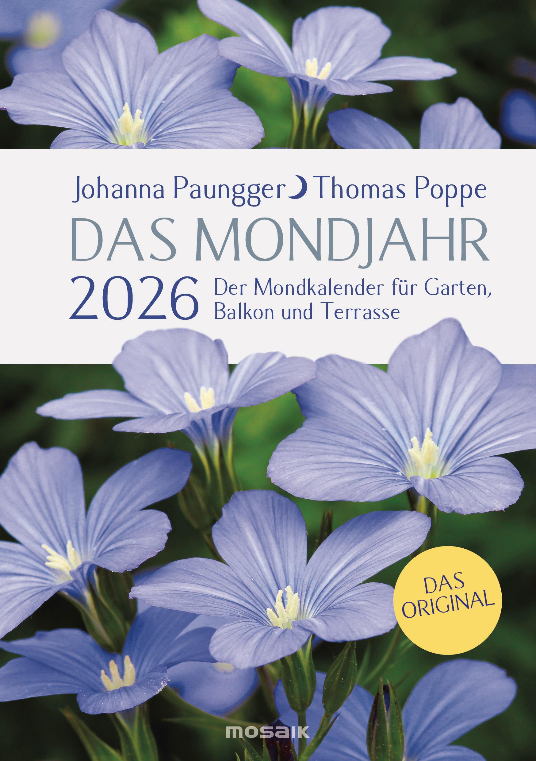 Vorderes Coverbild Das Mondjahr 2026 - Garten-Spiralkalender