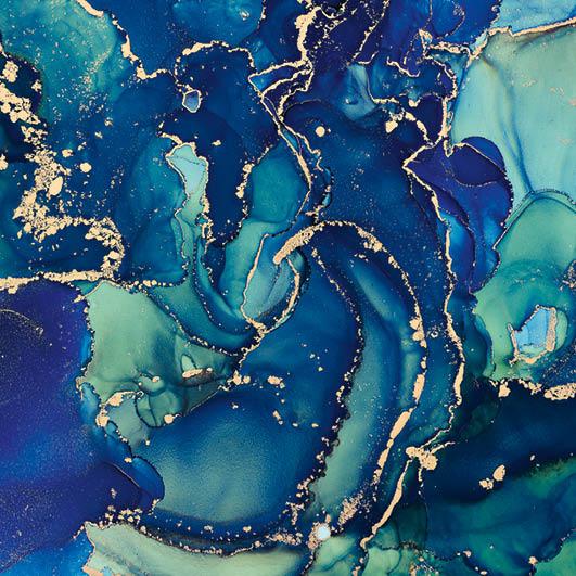 Beispielinhalt (Bild) 333 Origami Minis - Pouring Art - Dein dekorativer Wendeblock zum kreativen Falten & Notieren