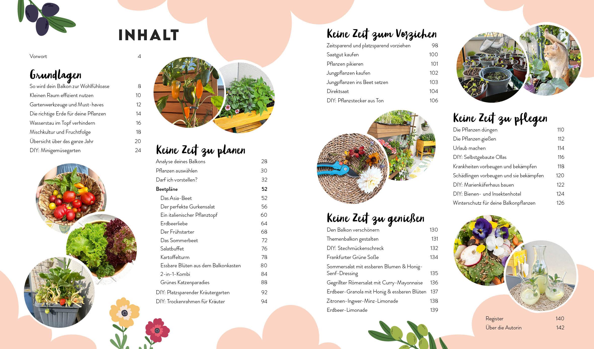 Beispielinhalt (Bild) Keine Zeit zu gärtnern - Balkonglück mit wenig Aufwand