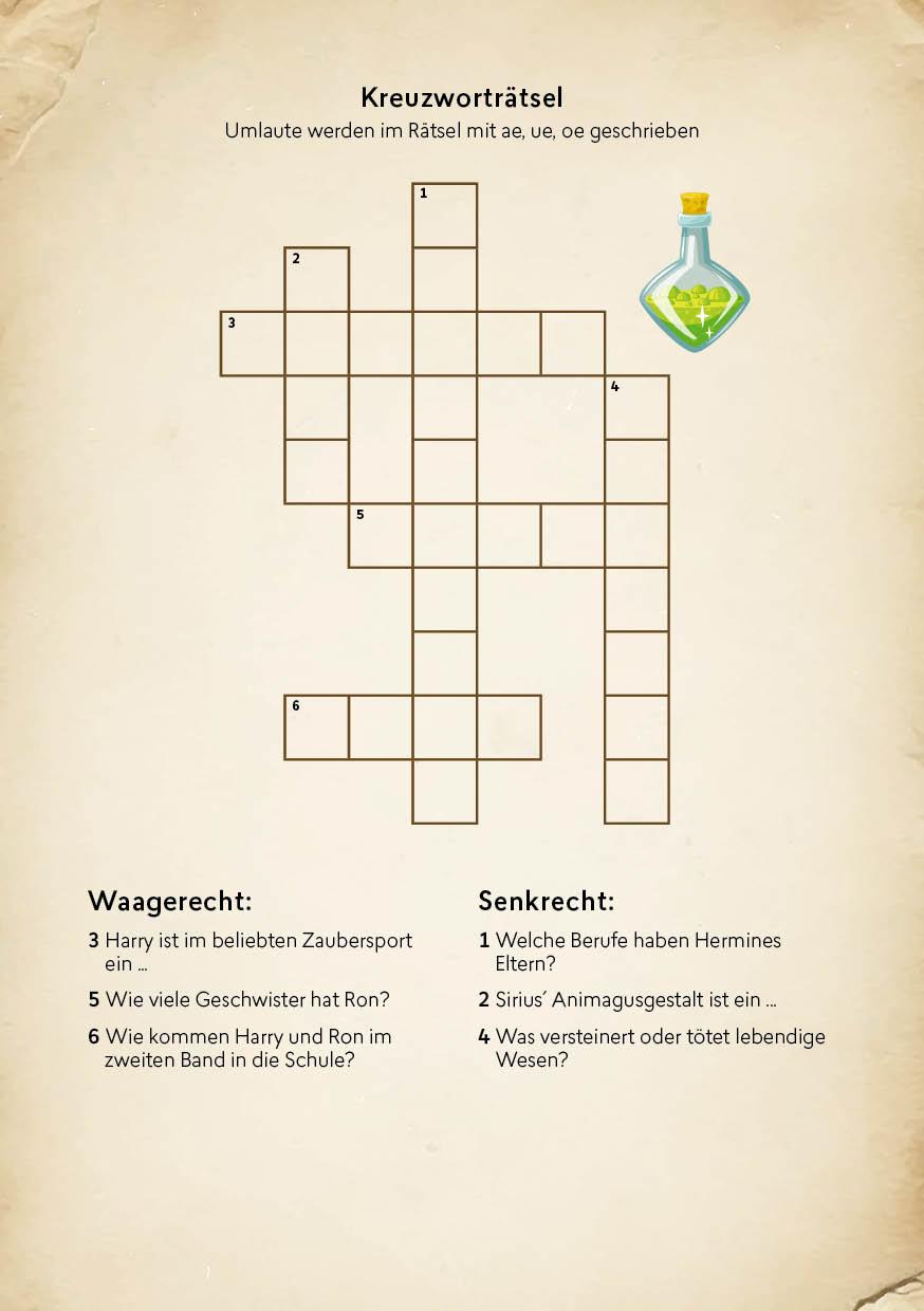 Beispielinhalt (Bild) Mein zauberhafter Rätselblock für Harry Potter-Fans - Finde die Eule!