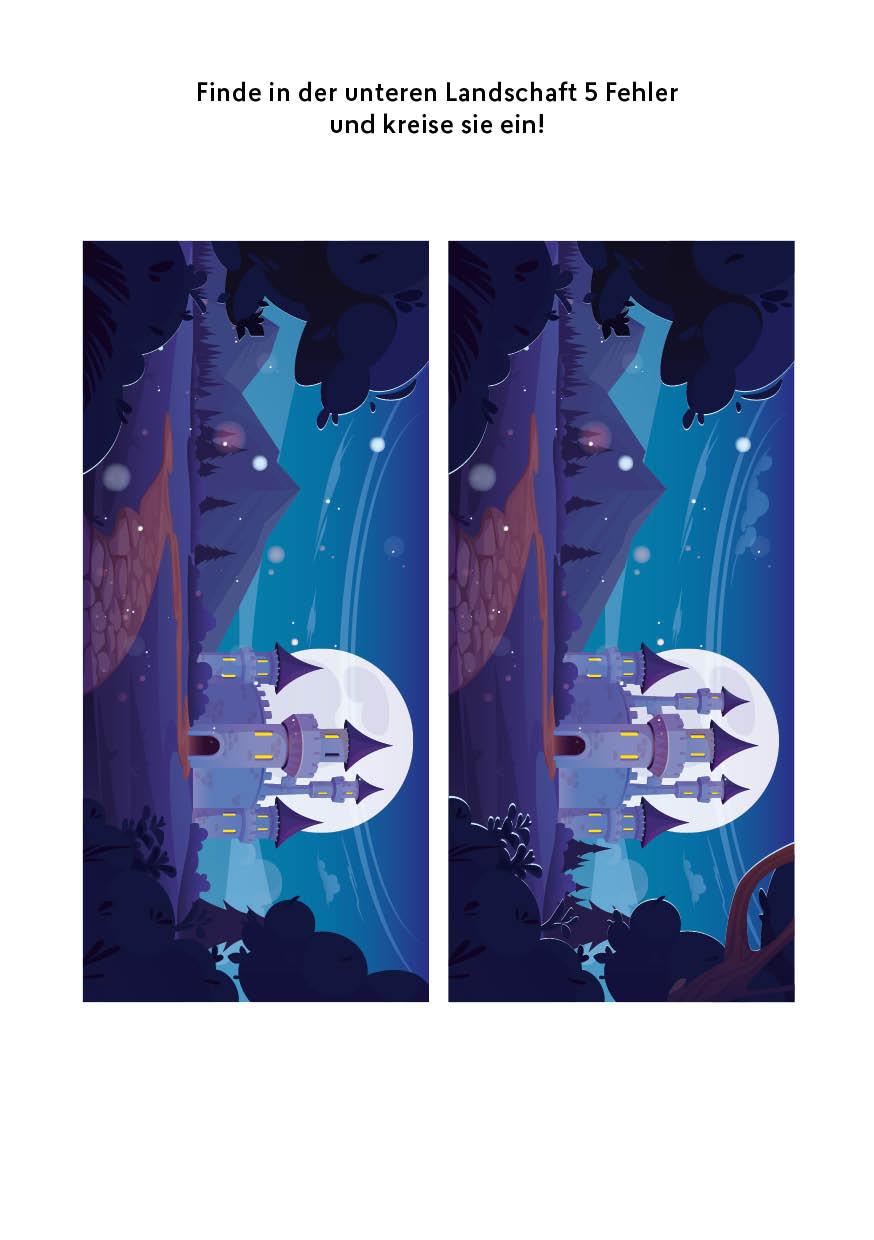 Beispielinhalt (Bild) Mein zauberhafter Rätselblock für Harry Potter-Fans - Finde die Eule!