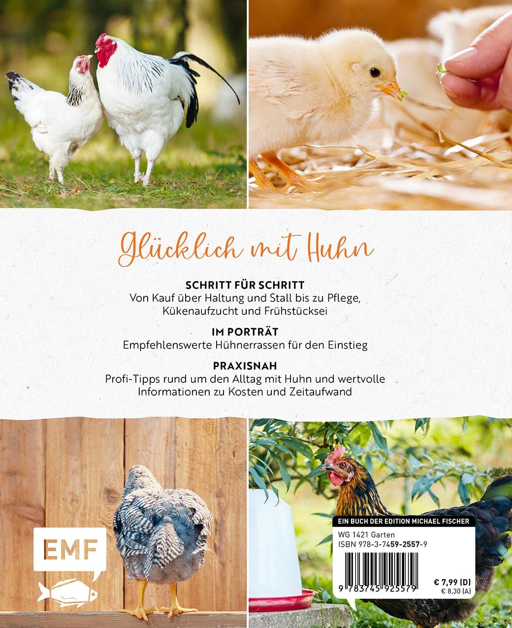 Rückseitencover Gartenmomente: Hühner