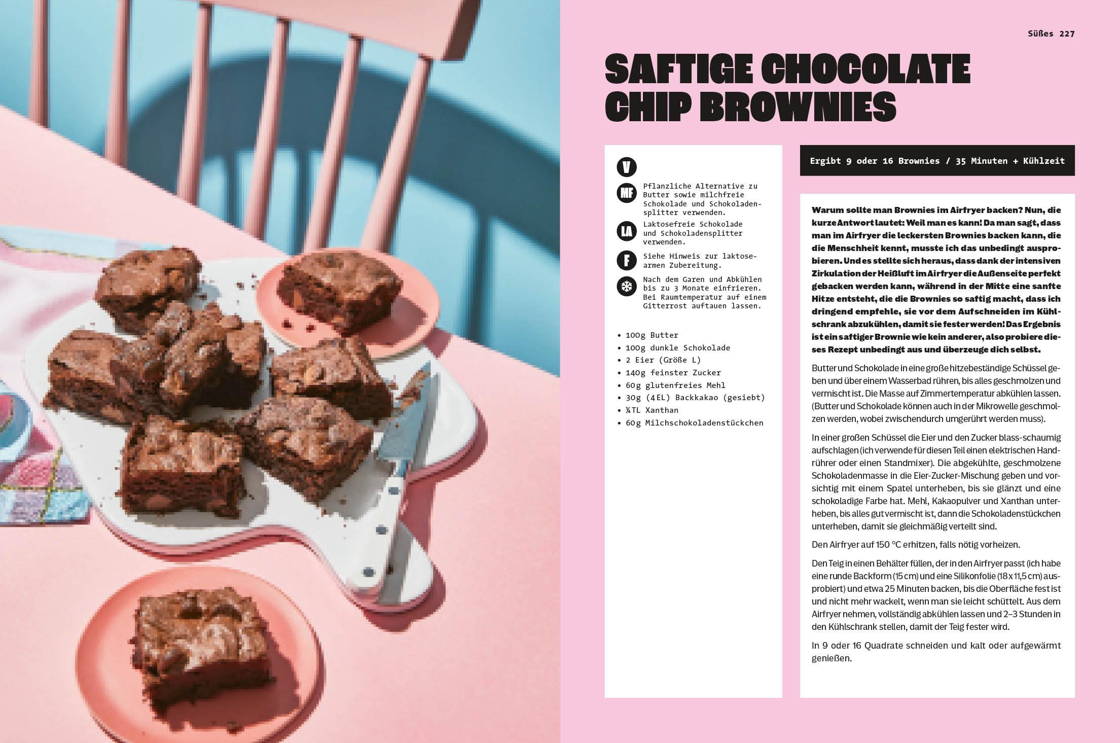 Beispielinhalt (Bild) Glutenfrei kochen und backen mit dem Airfryer