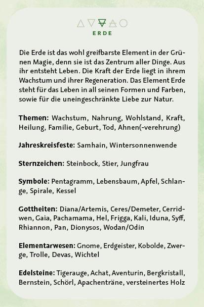 Beispielinhalt (Bild) Kartenset: Magie im Hexengarten - 64 Karten zum Gärtnern mit grüner Magie