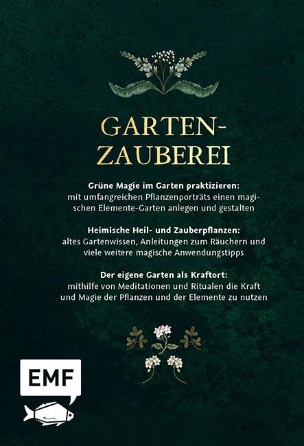 Rückseitencover Kartenset: Magie im Hexengarten - 64 Karten zum Gärtnern mit grüner Magie