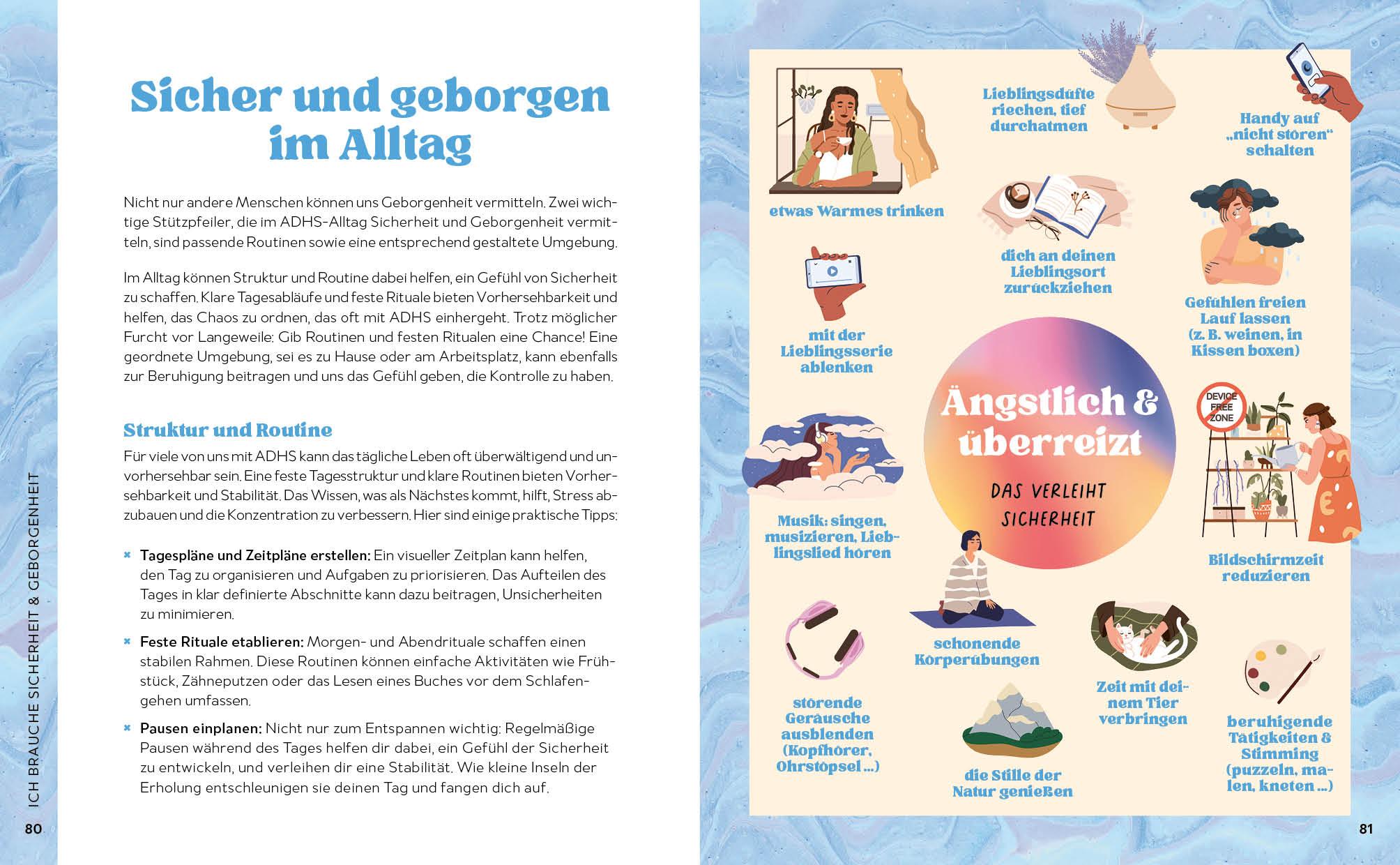 Beispielinhalt (Bild) Dein ADHS-Wohlfühl-Guide