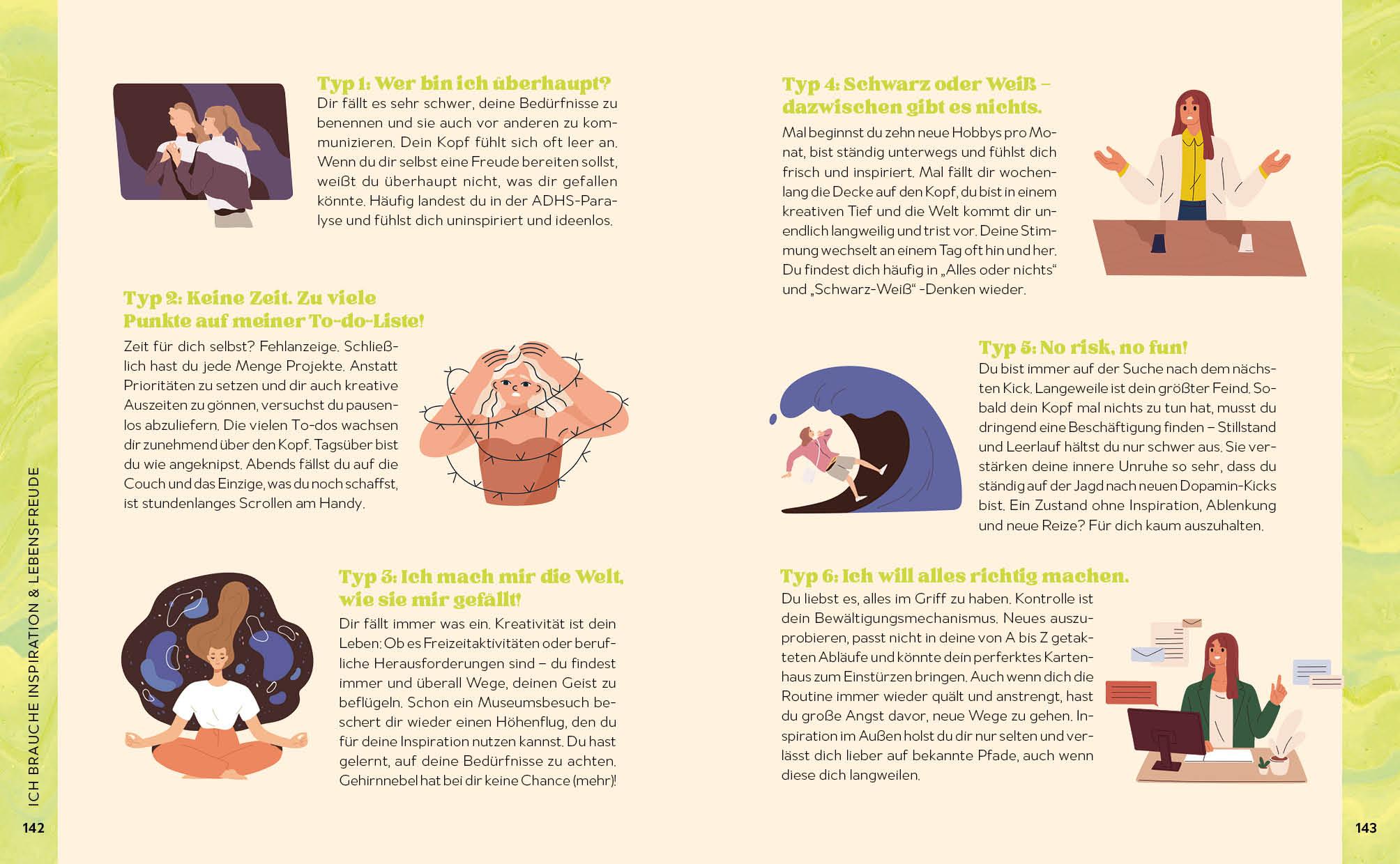 Beispielinhalt (Bild) Dein ADHS-Wohlfühl-Guide