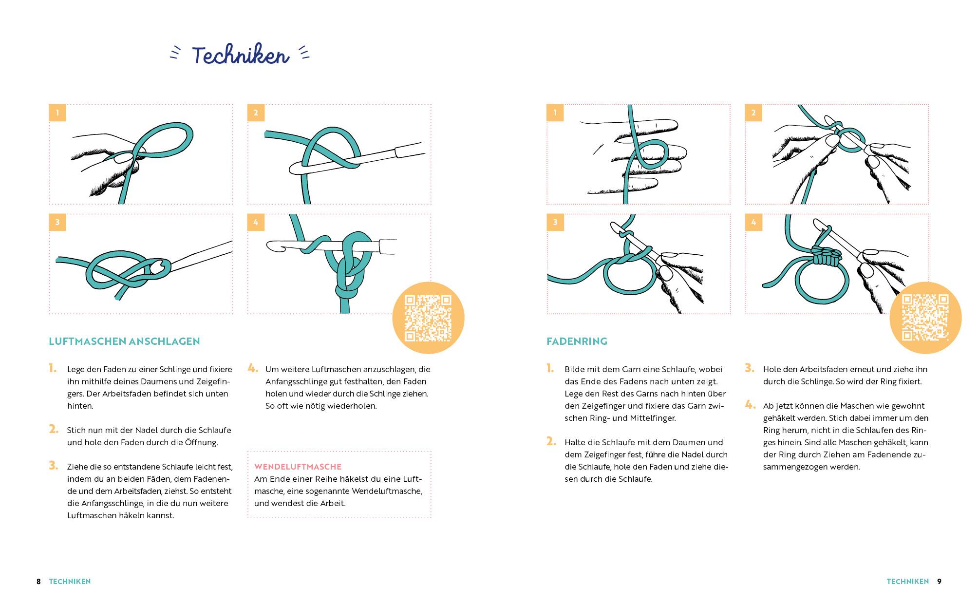 Beispielinhalt (Bild) Happy Squishys häkeln - Niedliche Plüschtiere für Squishmallow-Fans