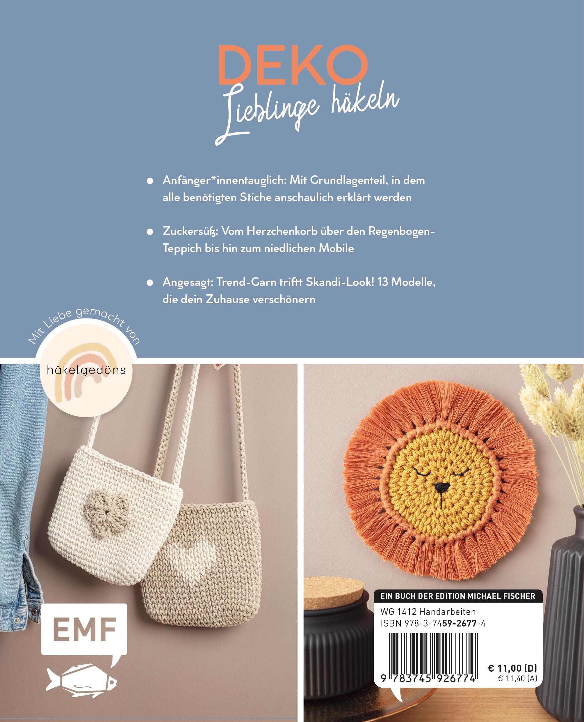 Rückseitencover Häkeln mit Rope-Garn super easy - Sweet & Simple