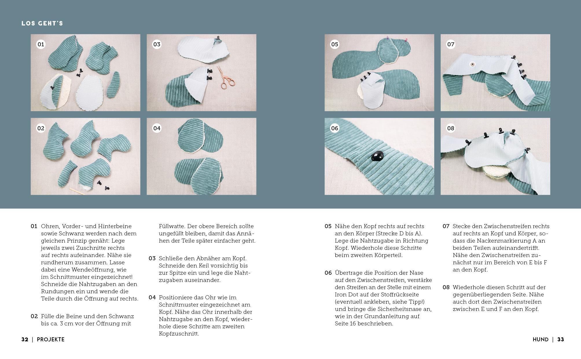 Beispielinhalt (Bild) Kuschelgiganten nähen: Coole BigFriends im Skandi-Look