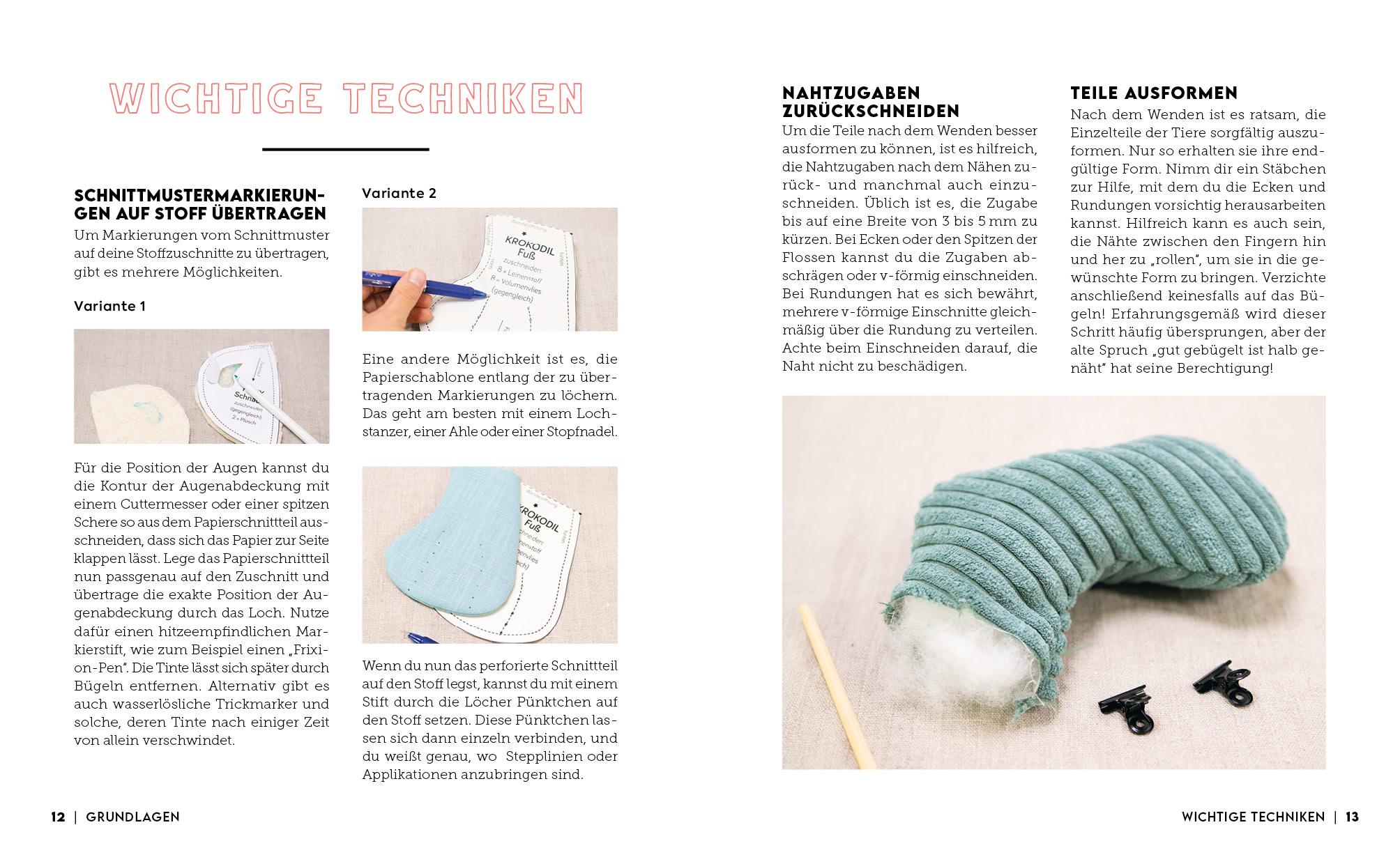 Beispielinhalt (Bild) Kuschelgiganten nähen: Coole BigFriends im Skandi-Look