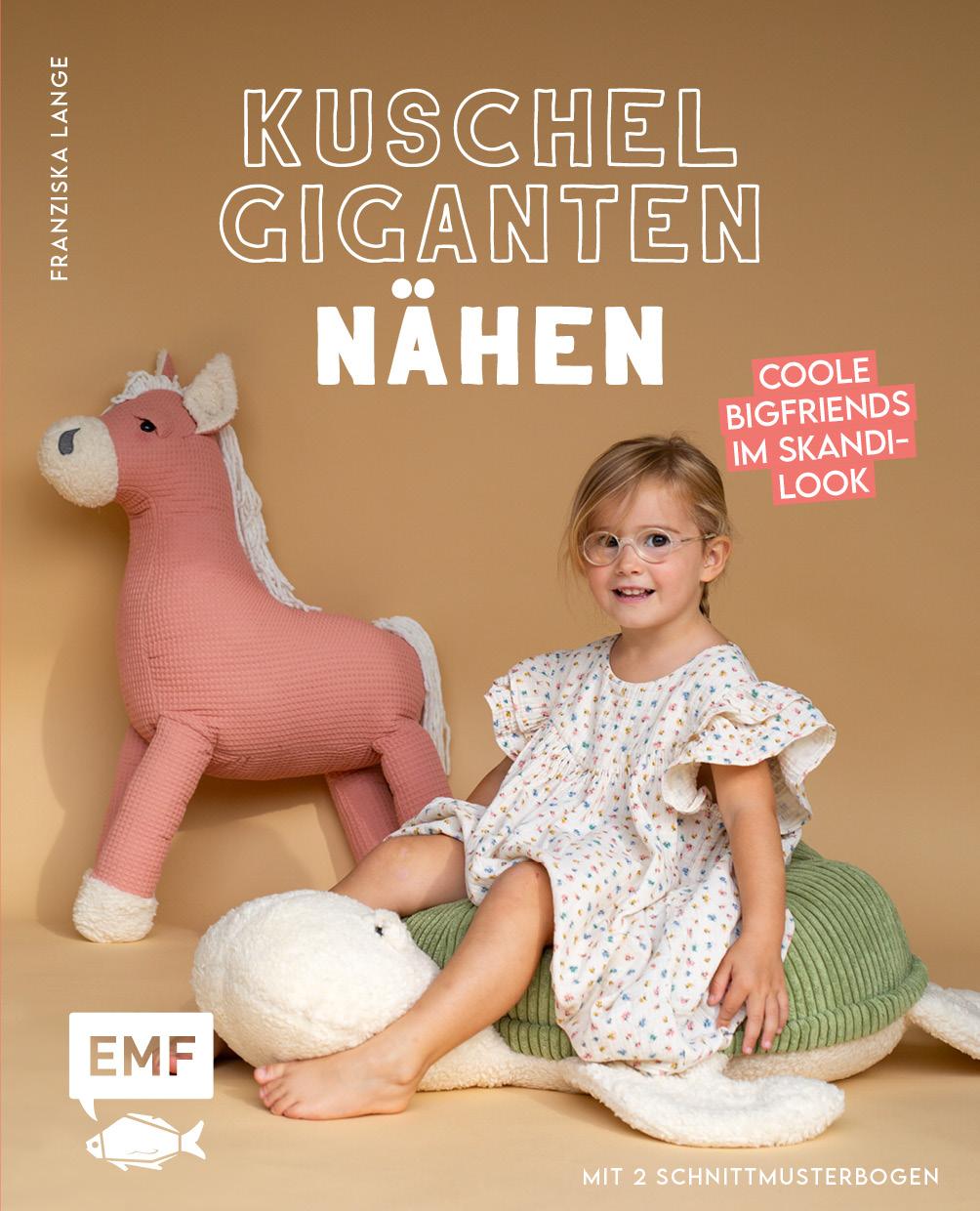 Vorderes Coverbild Kuschelgiganten nähen: Coole BigFriends im Skandi-Look