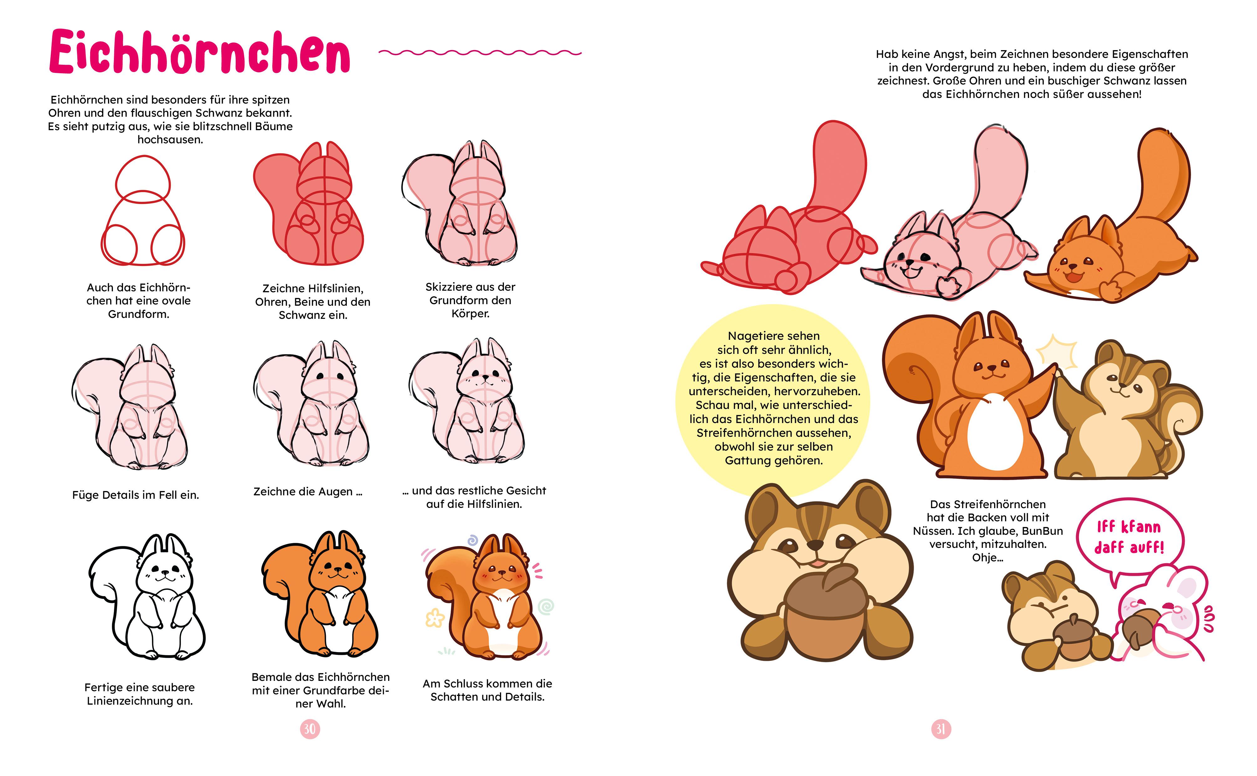 Beispielinhalt (Bild) BunBun - Kawaii zeichnen