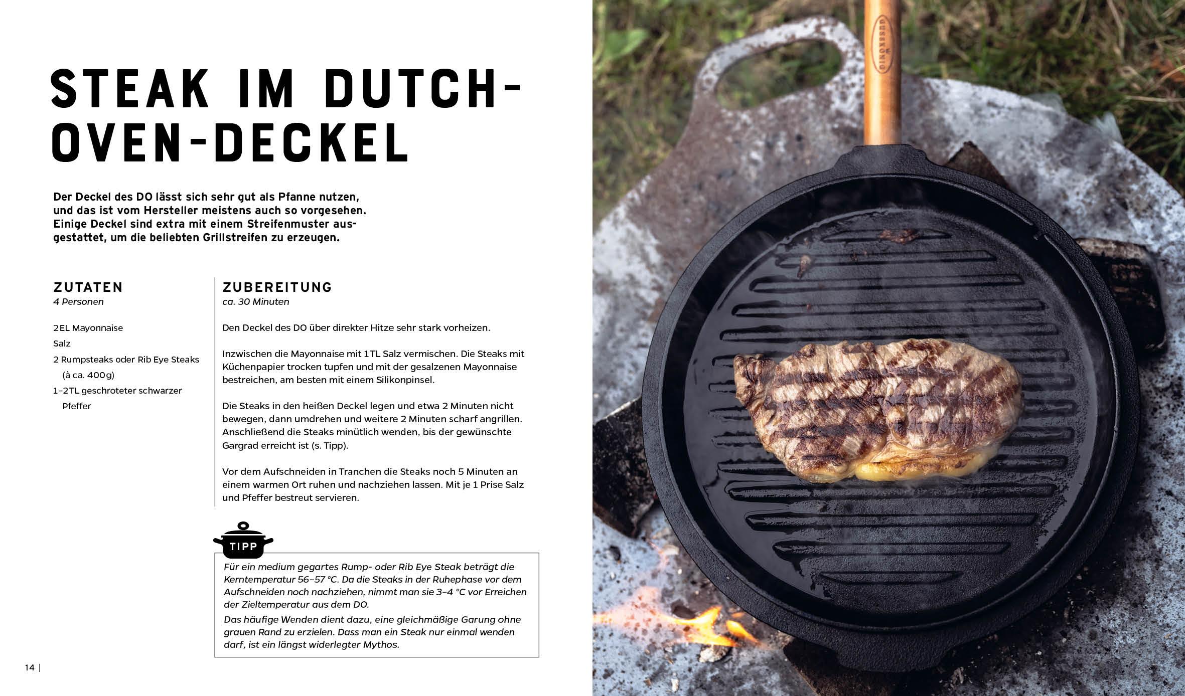 Beispielinhalt (Bild) Dutch Oven - Leckere Outdoorküche aus dem Feuertopf