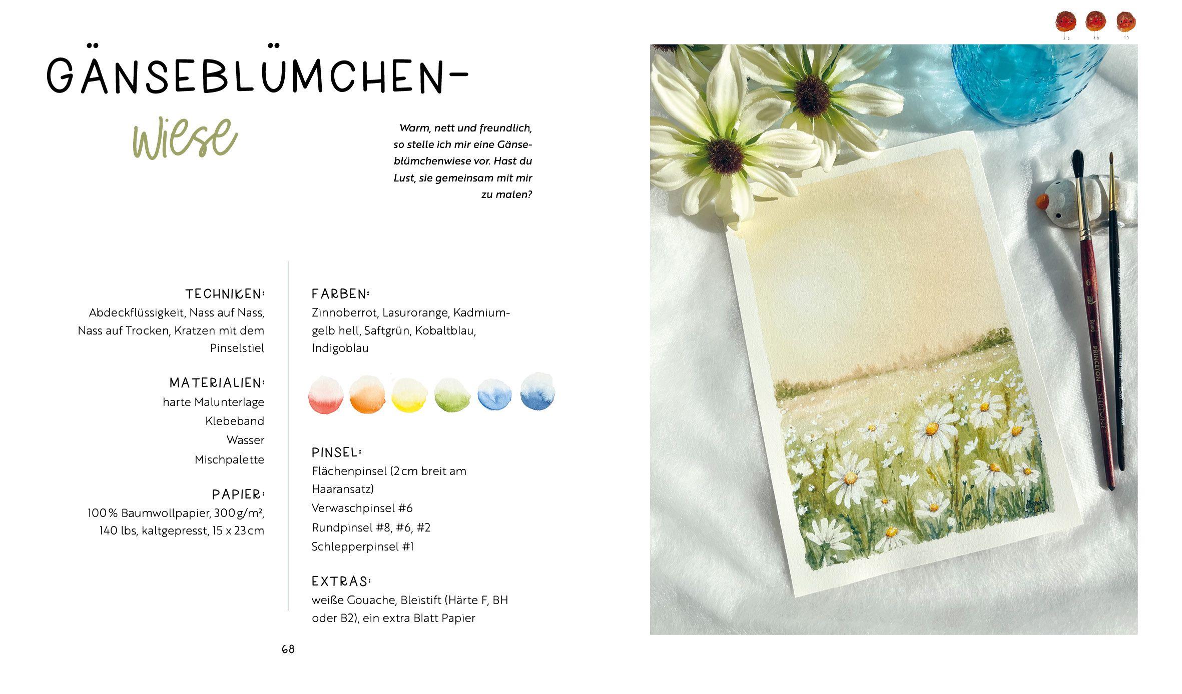 Beispielinhalt (Bild) Watercolor - Nature Dreams