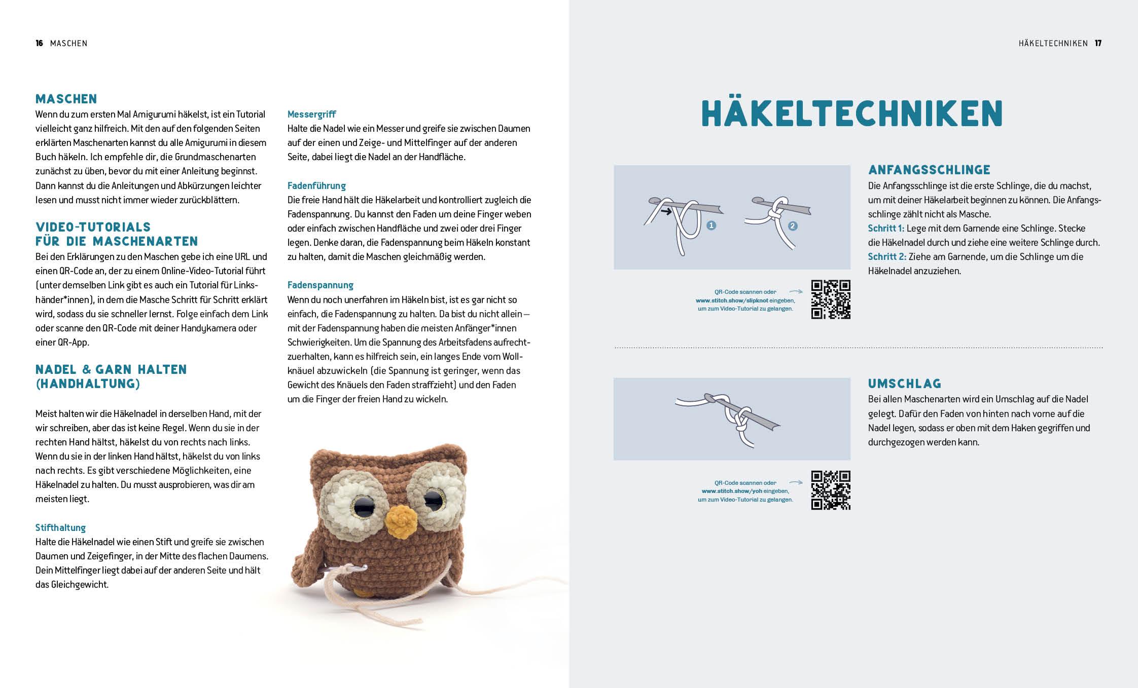 Beispielinhalt (Bild) Flauschige Amigurumi-Häkelschule