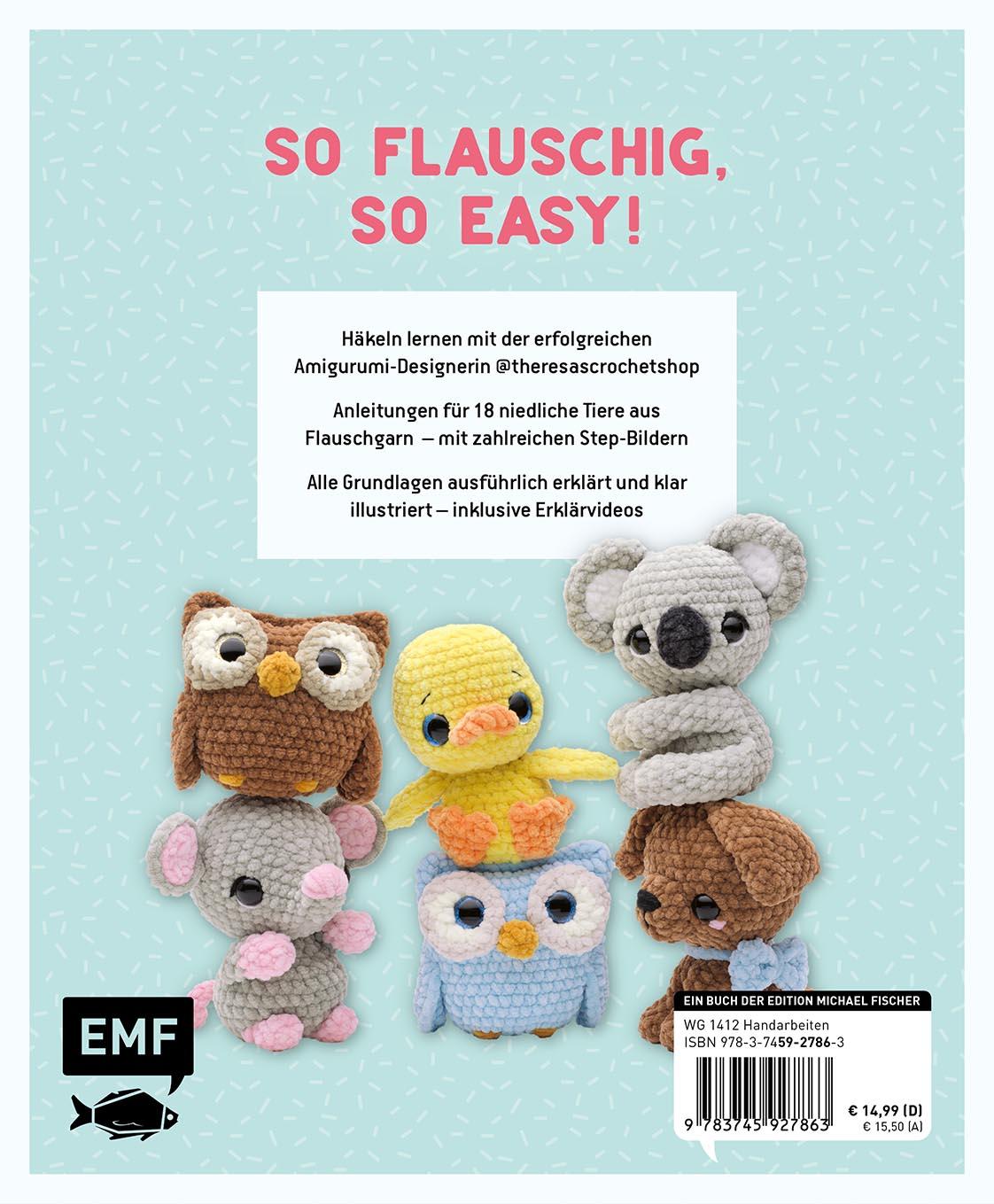 Rückseitencover Flauschige Amigurumi-Häkelschule