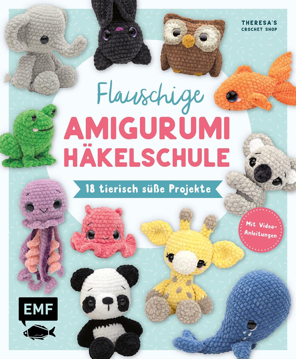 Vorderes Coverbild Flauschige Amigurumi-Häkelschule