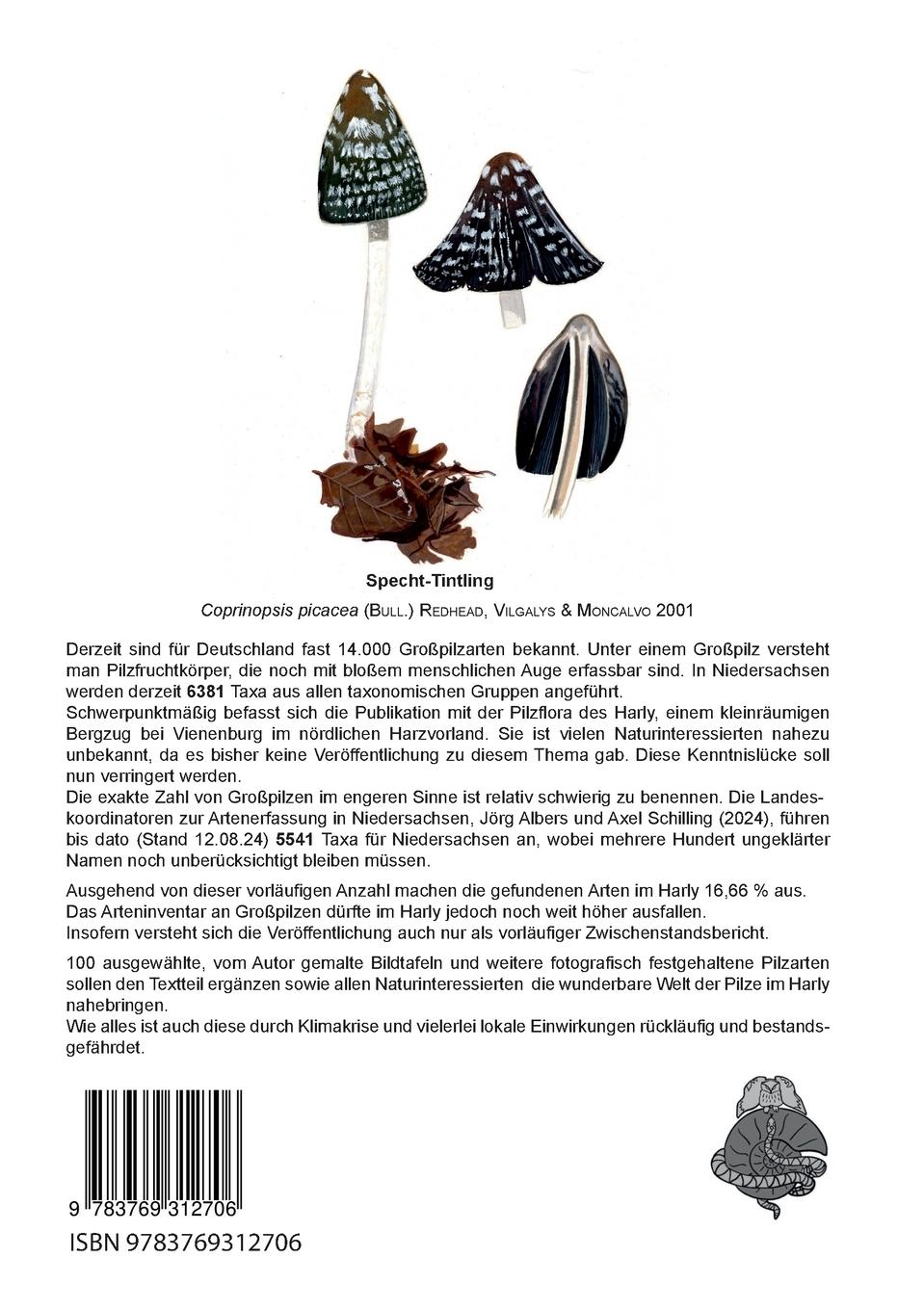 Rückseitencover Die Großpilzflora des Harly