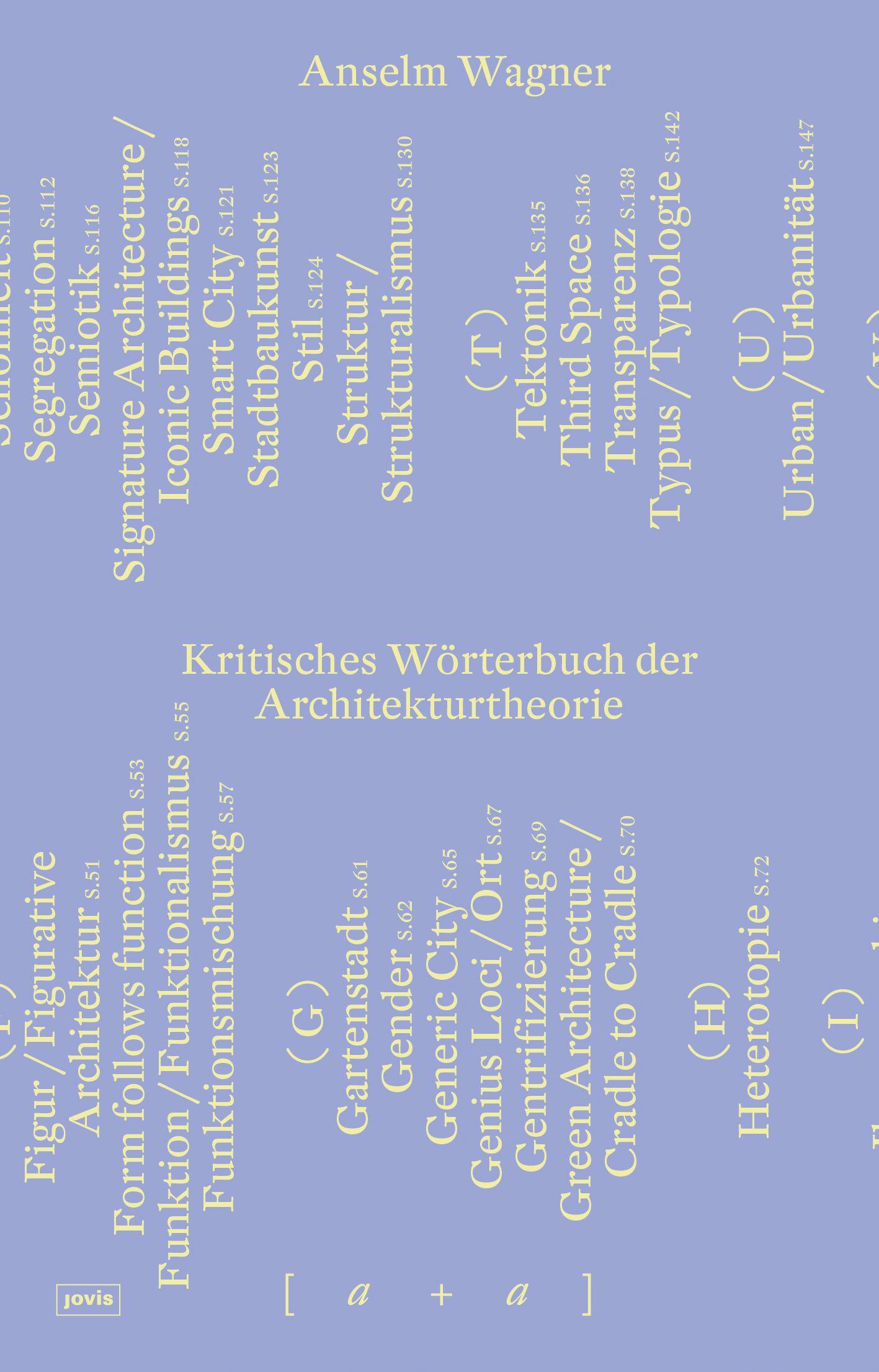 Vorderes Coverbild Kritisches Wörterbuch der Architekturtheorie