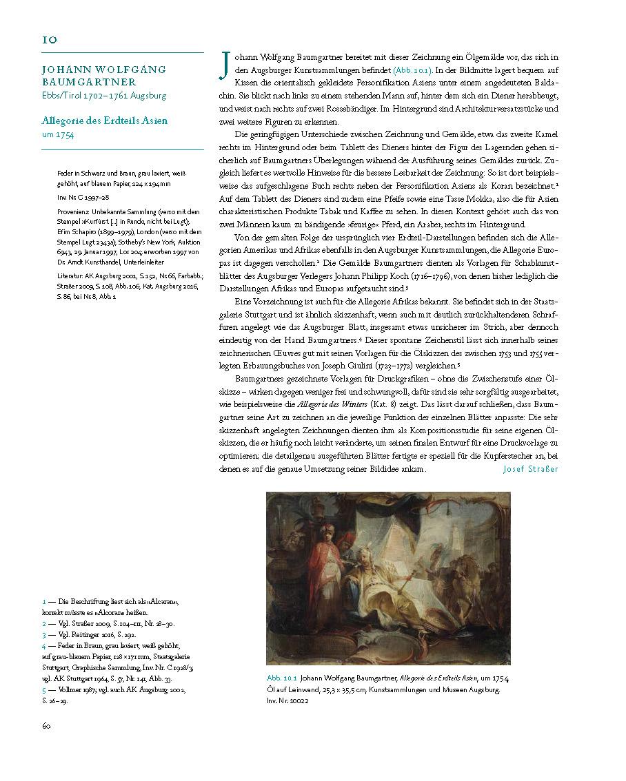 Beispielinhalt (Bild) Die Grafische Sammlung im Schaezlerpalais