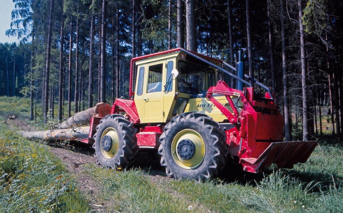 Beispielinhalt (Bild) MB-trac Forstprospekte