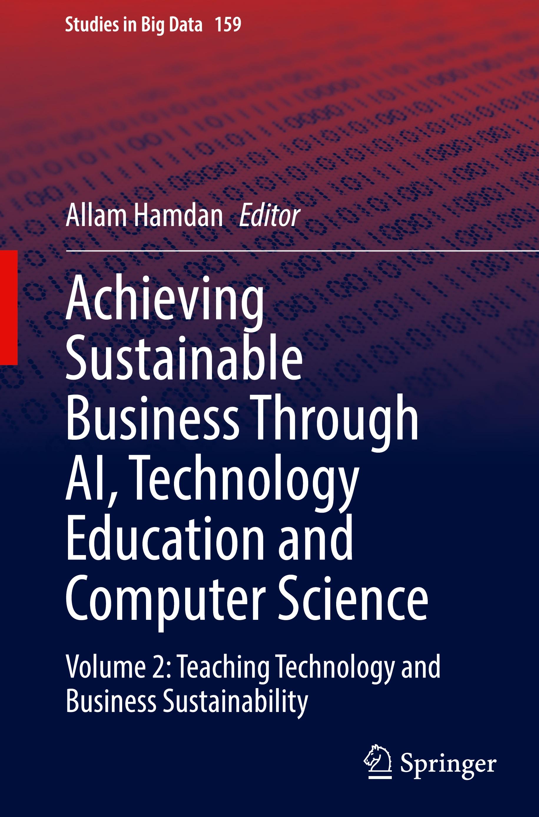 Vorderes Coverbild Achieving Sustainable Business Through AI, Technology Education and Computer Science