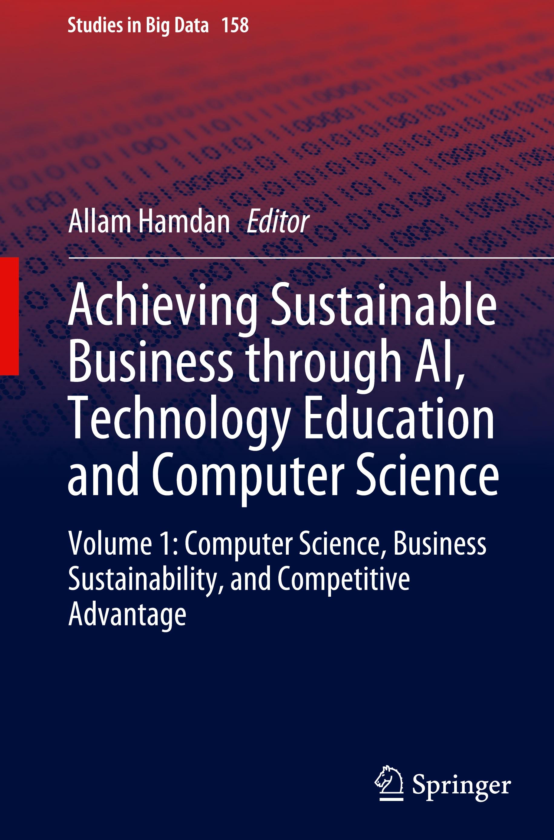 Vorderes Coverbild Achieving Sustainable Business through AI, Technology Education and Computer Science