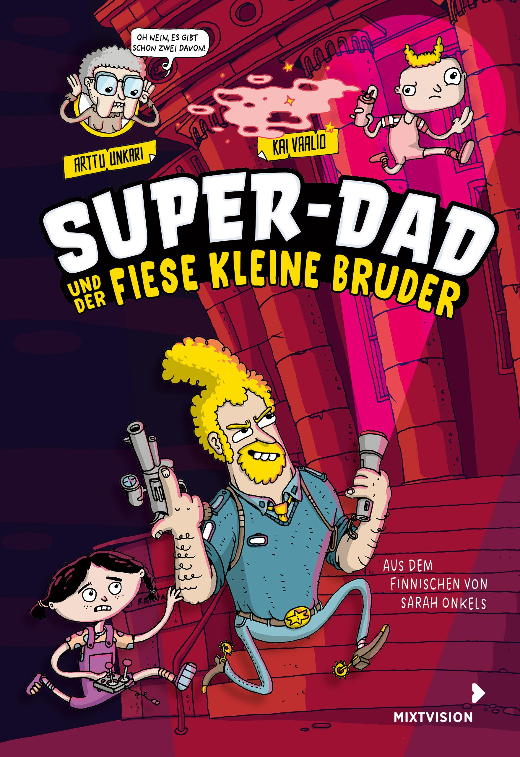 Vorderes Coverbild Super-Dad und der fiese kleine Bruder